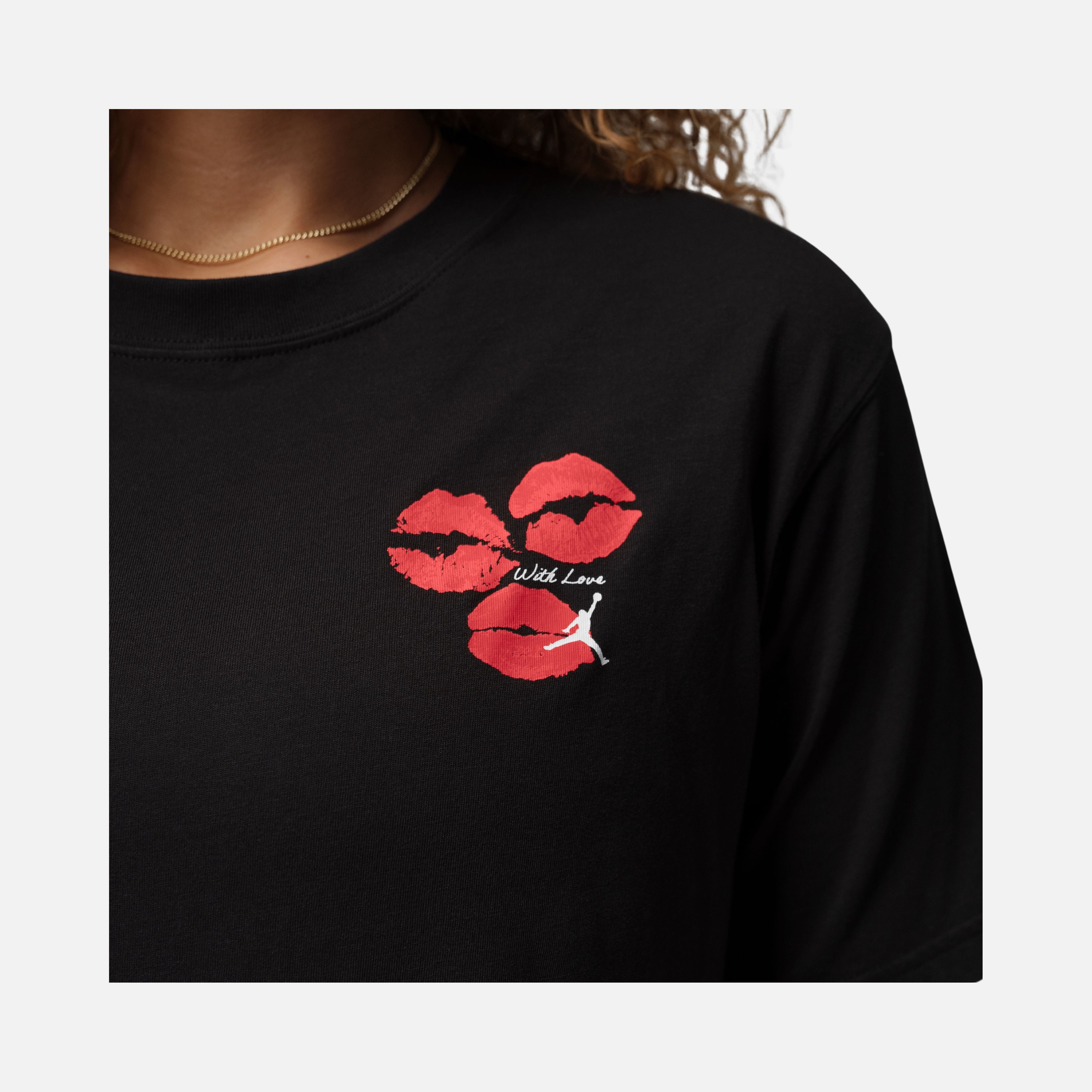 Nike Jordan Flt Ss Gf Gfx Tee Kiss Kadın Tişört