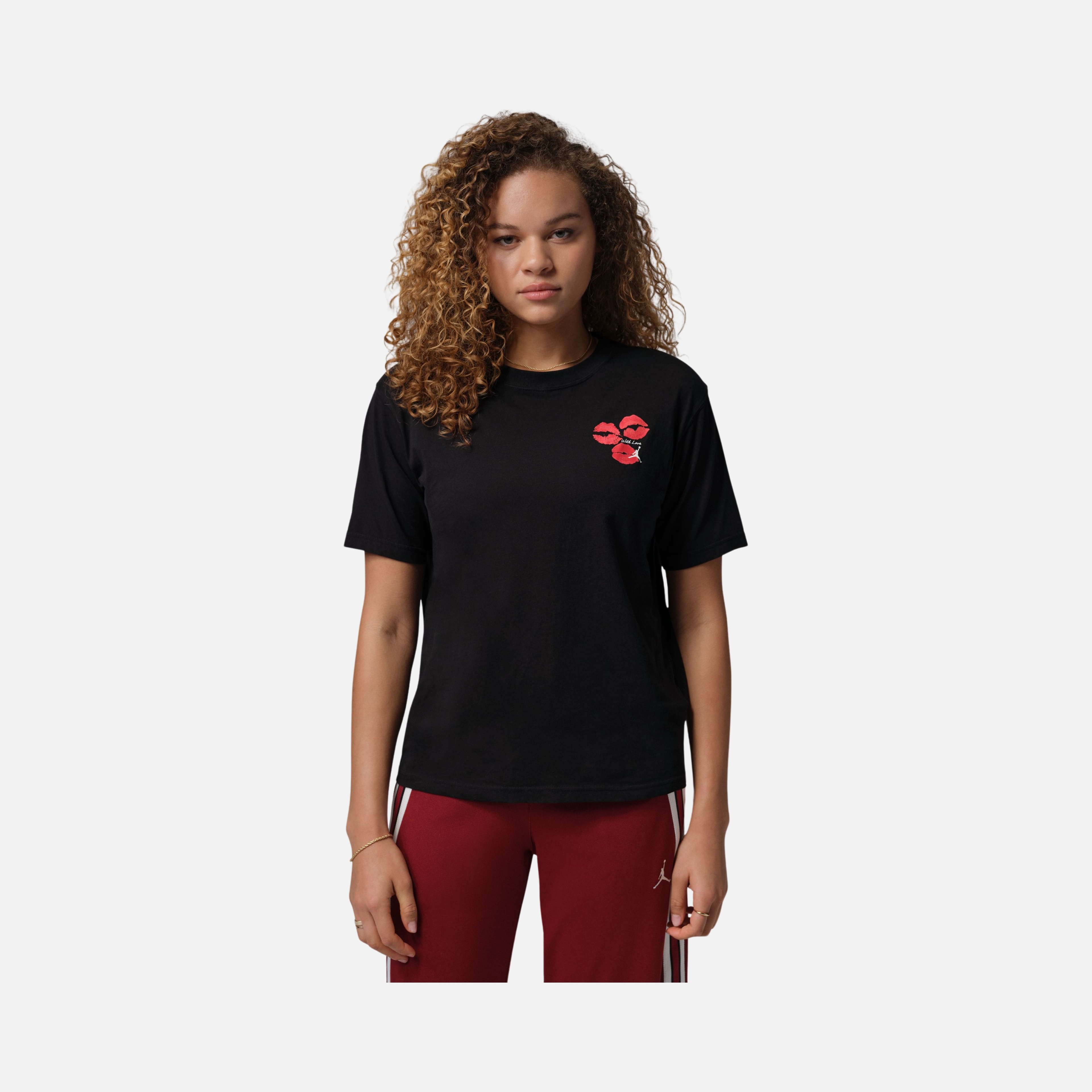 Nike Jordan Flt Ss Gf Gfx Tee Kiss Kadın Tişört