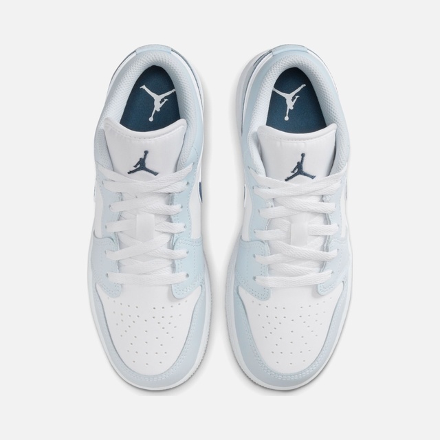 Nike Nike Beyaz Air Jordan 1 Low SS25 (GS) Spor Ayakkabı Barçın'da! Beyaz - 6. görsel