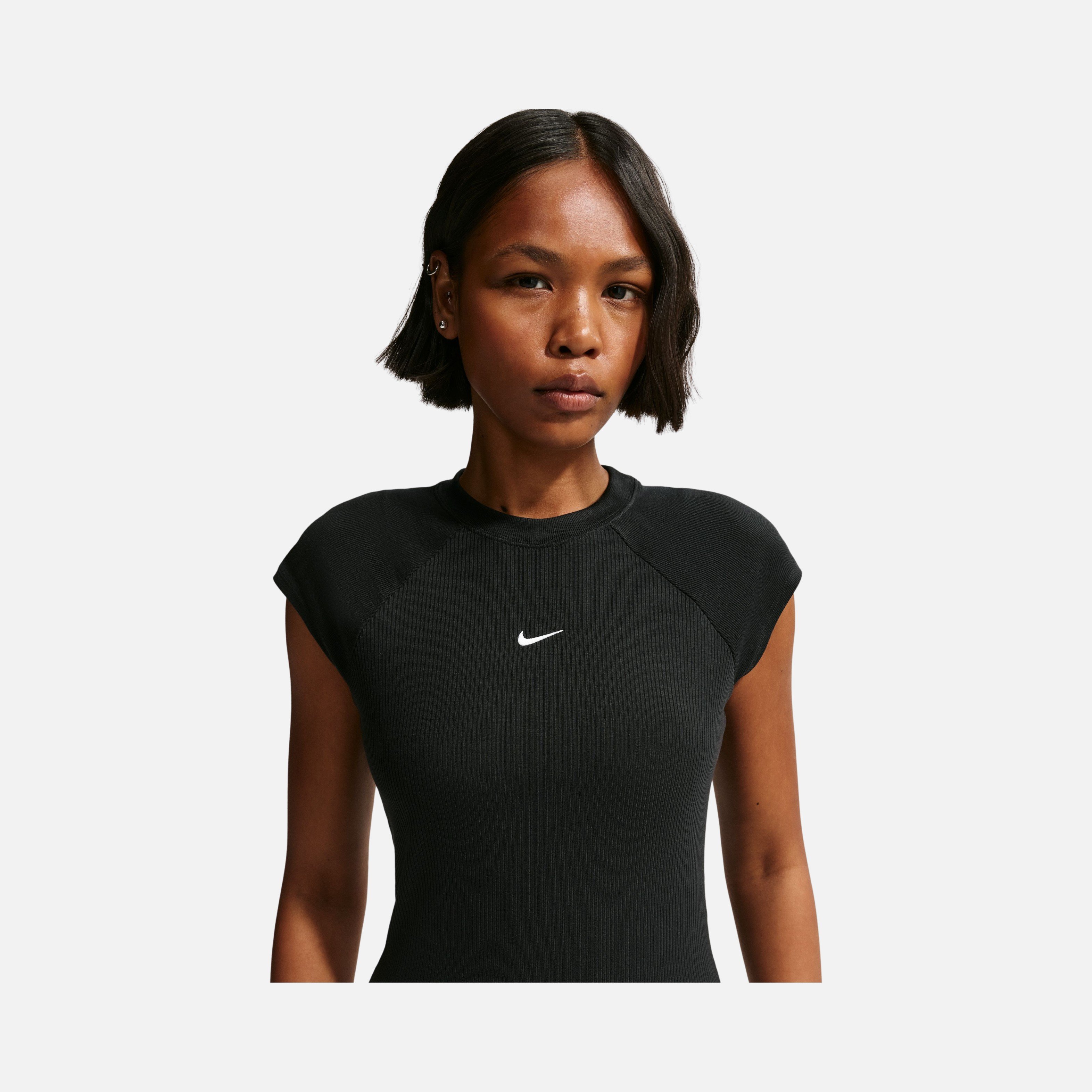 Nike Nsw Chill Knit Rib Ss Top Kadın Tişört