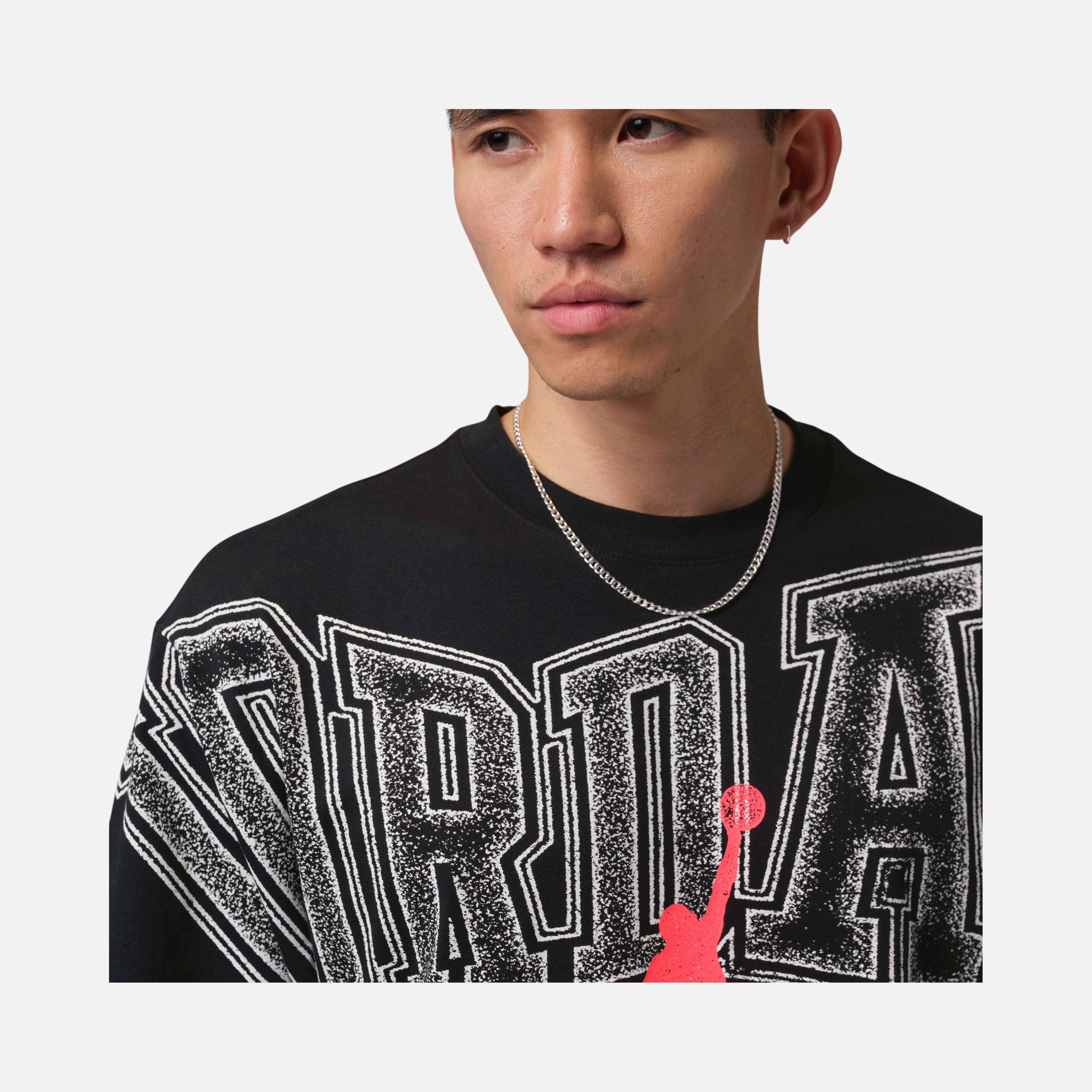 Nike MJ New Stretch Gfx Ss Crew Erkek Tişört