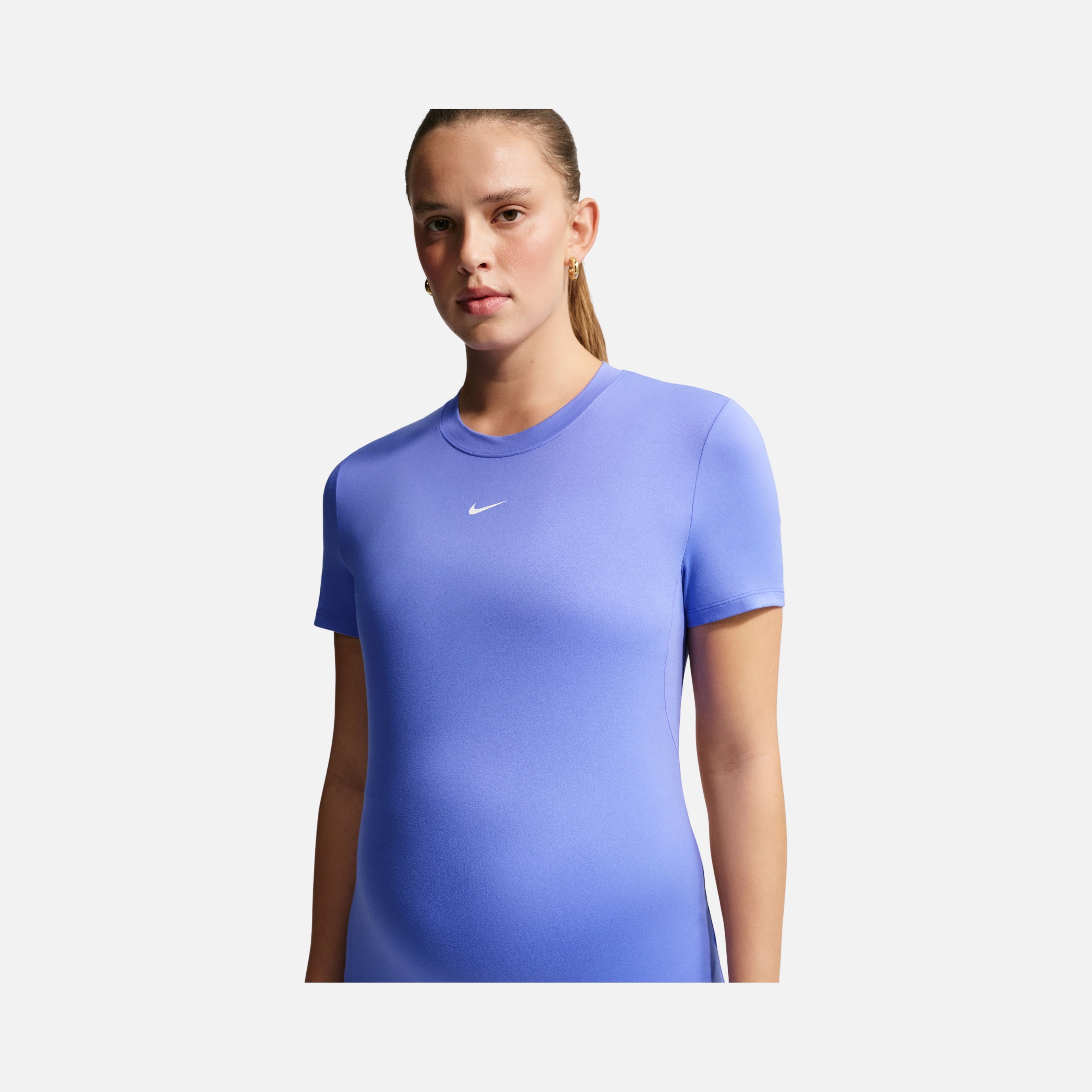 Nike One Dri-Fit Slim-Fit Training Short-Sleeve (Maternity) Kadın Tişört