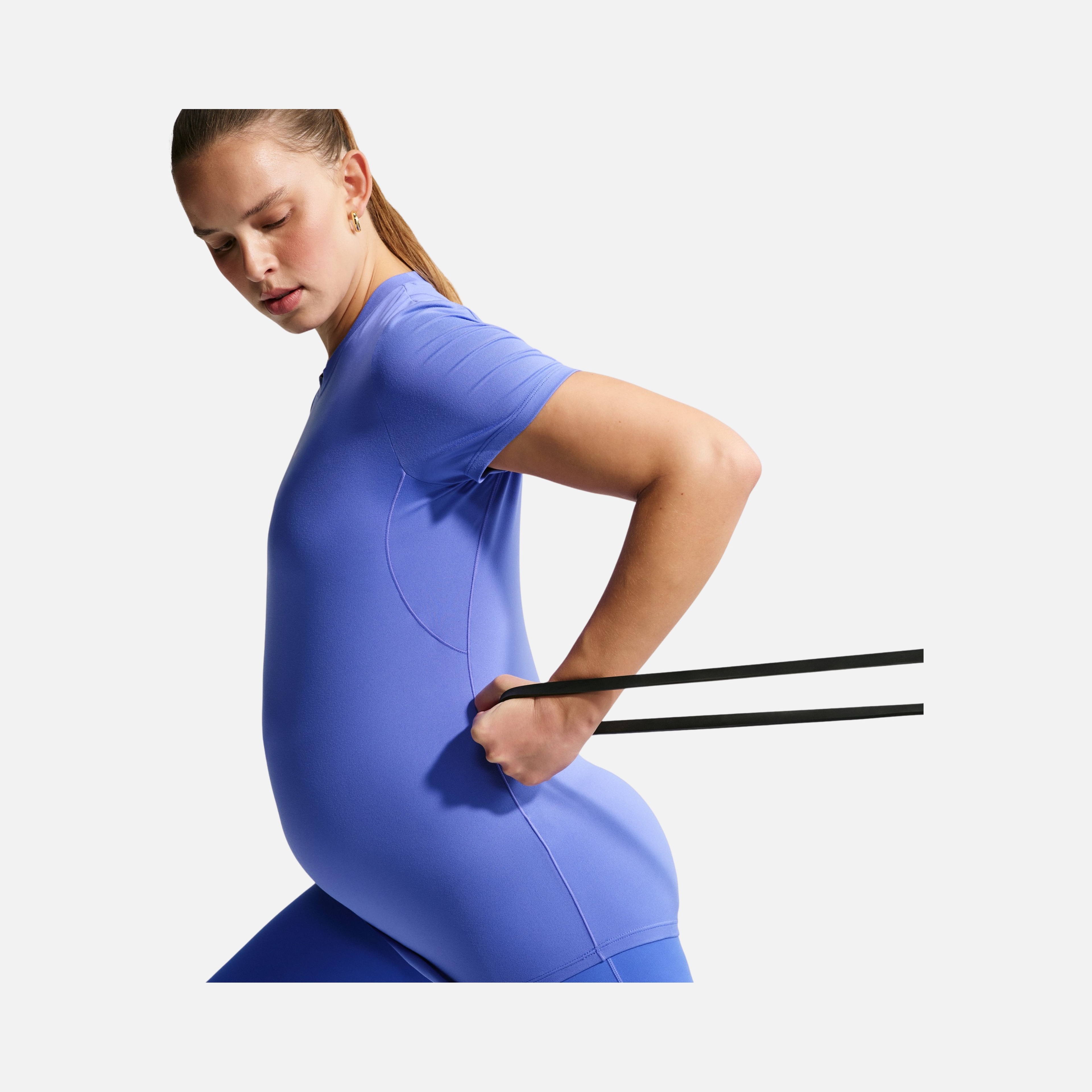 Nike One Dri-Fit Slim-Fit Training Short-Sleeve (Maternity) Kadın Tişört