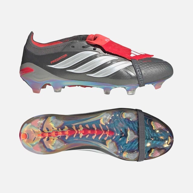 Adidas adidas Gri Predator Elite Ft F SS26 Erkek Krampon Sneaker | Barçın Gri - 5. görsel