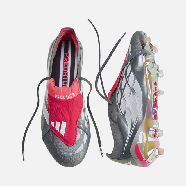 Adidas adidas Gri Predator Elite Ft F SS26 Erkek Krampon Sneaker | Barçın Gri - 7. görsel