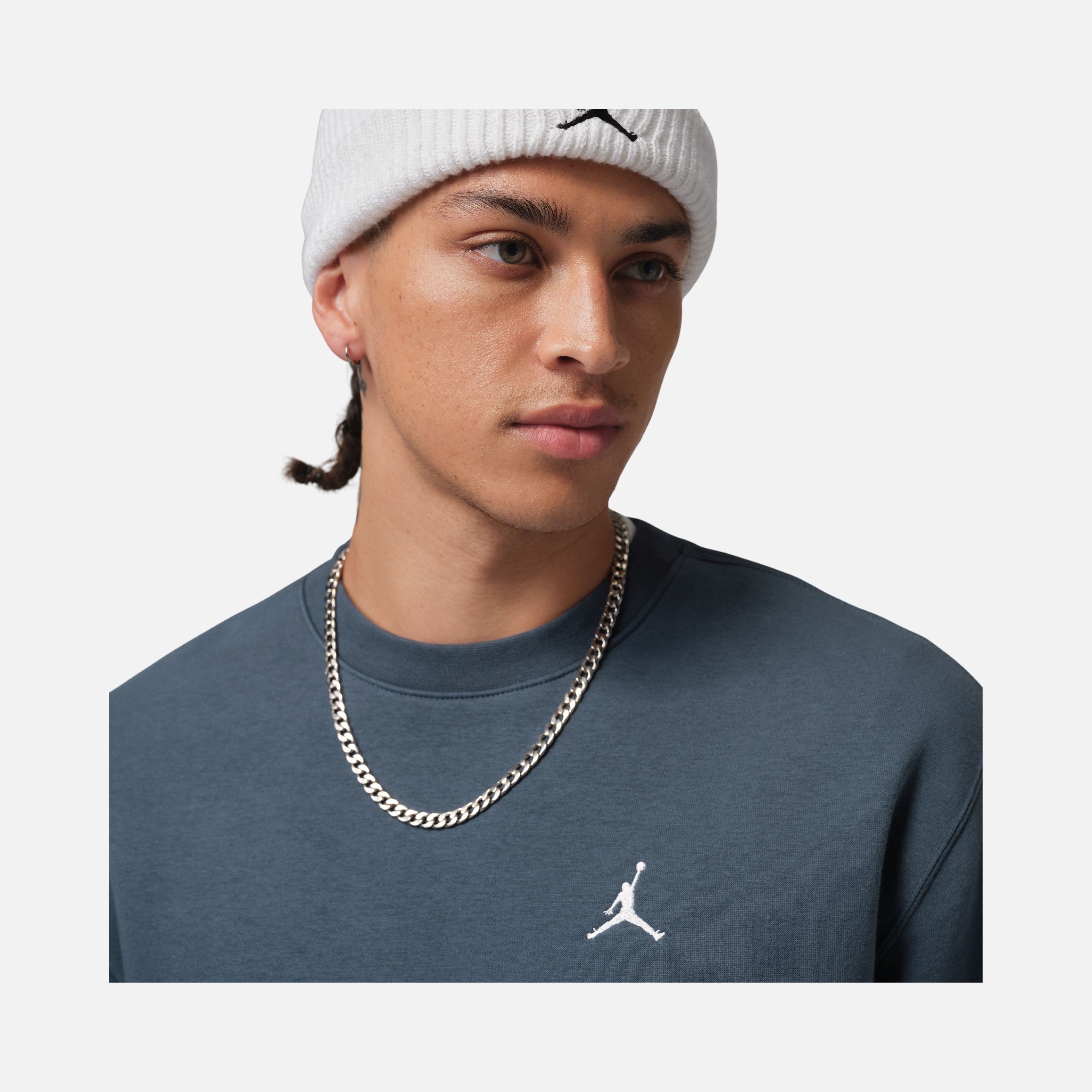 Nike Jordan Brooklyn Fleece Crew-Neck Erkek Sweatshirt