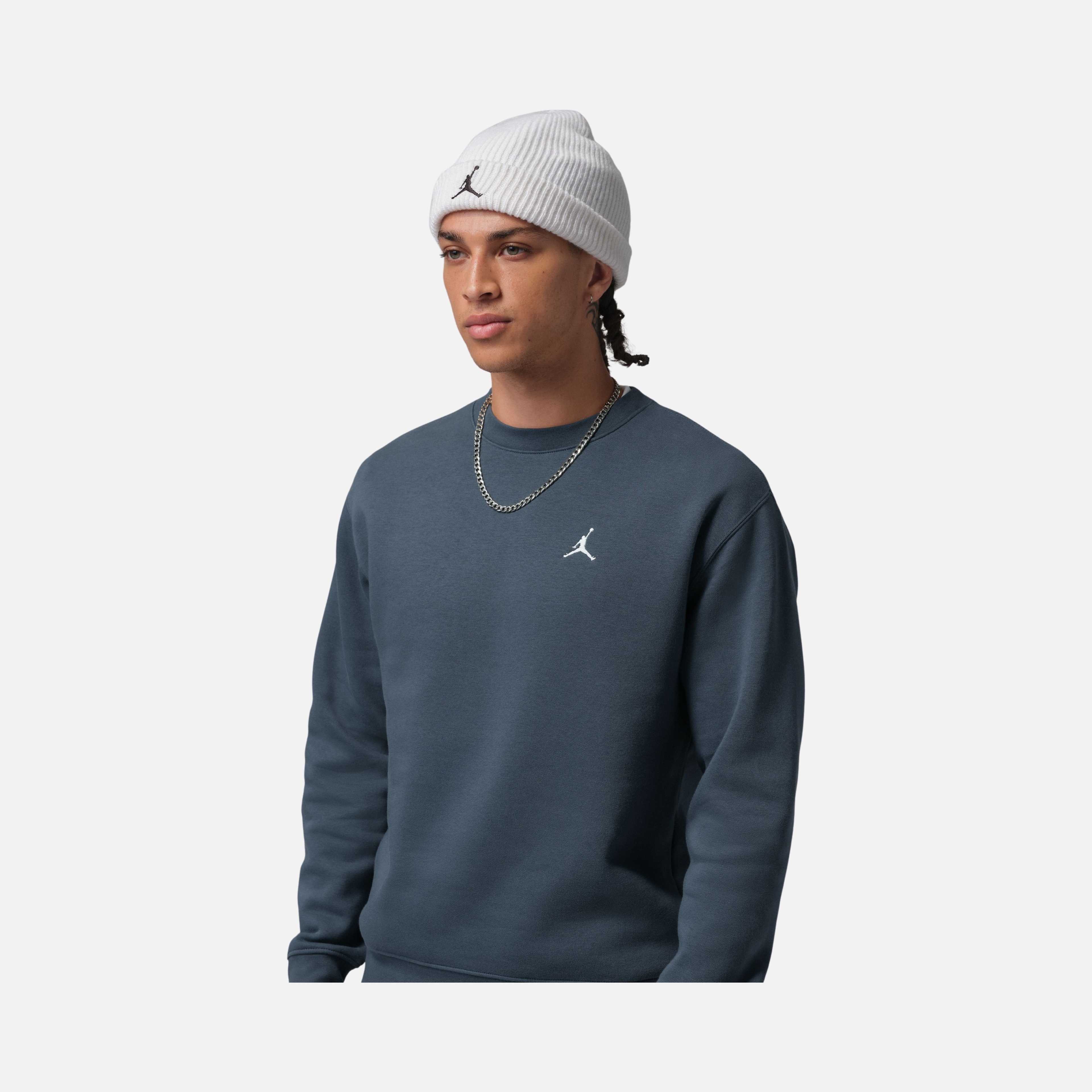 Nike Jordan Brooklyn Fleece Crew-Neck Erkek Sweatshirt