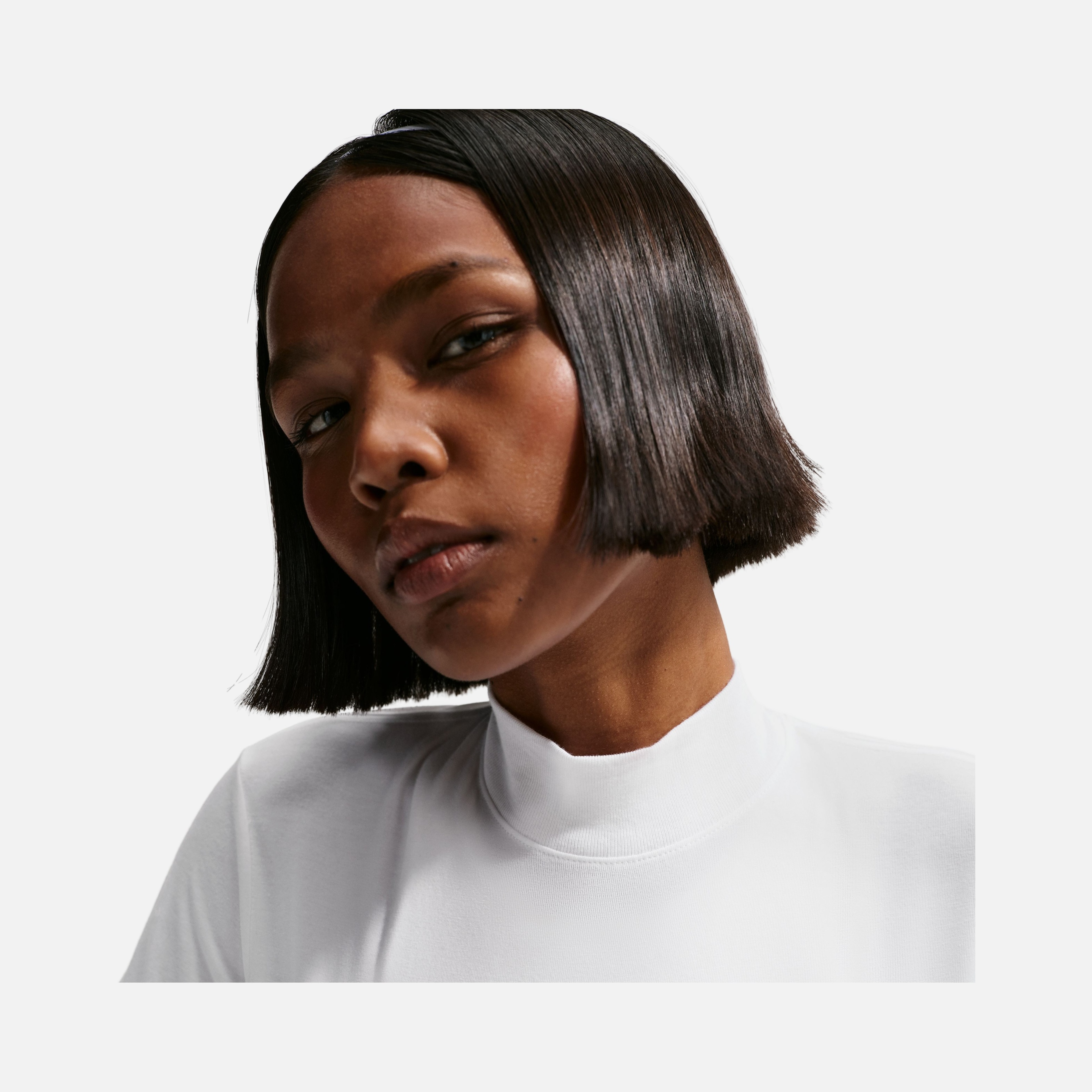 Nike Chill Knit Mock Tee Kadın Uzun Kollu Tişört