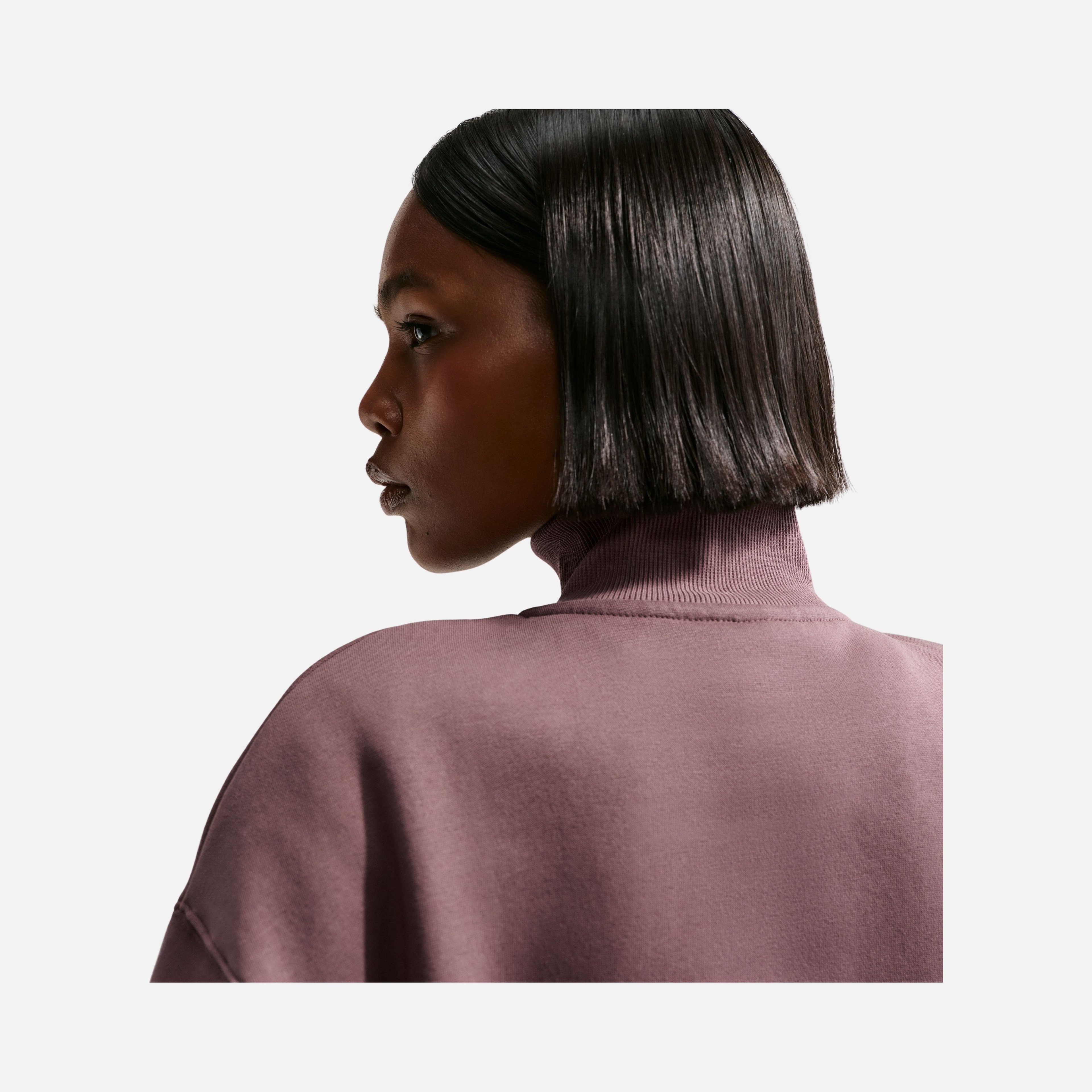 Nike Sportswear Phoenix Fleece Oversized Crop 1/2-Zip Kadın Sweatshirt