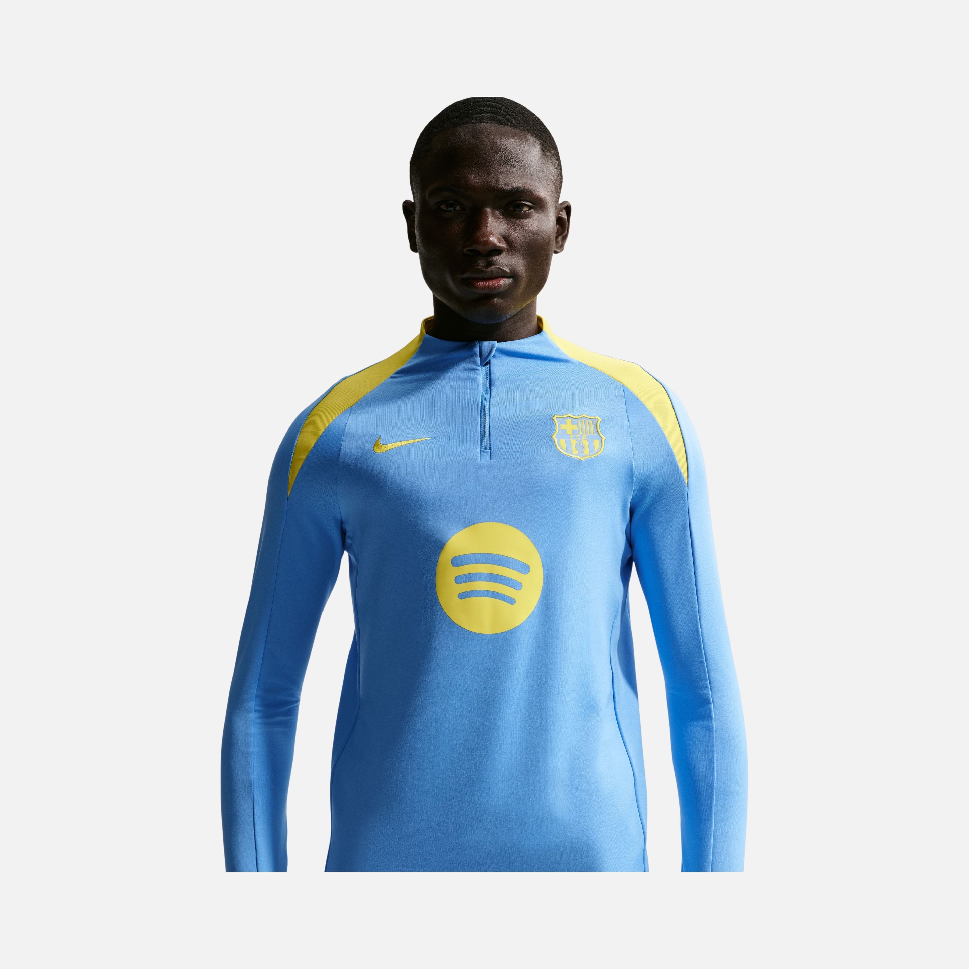 Nike Fc Barcelona M Dri-fit Strike Drill Top Erkek Uzun Kollu Tişört