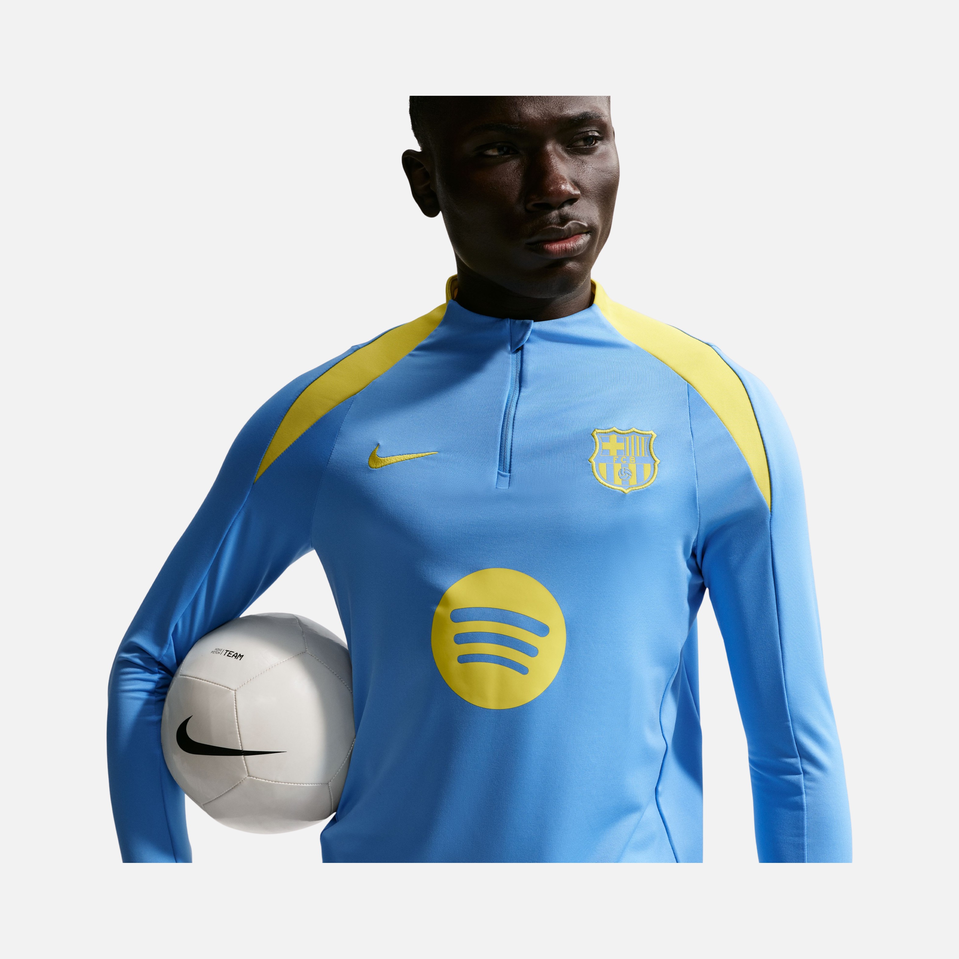 ウェア NIKE Barcelona Dri-FIT Strike setup US M Nike Fc Barcelona M Dri-fit Strike Drill Top Erkek Uzun Kollu