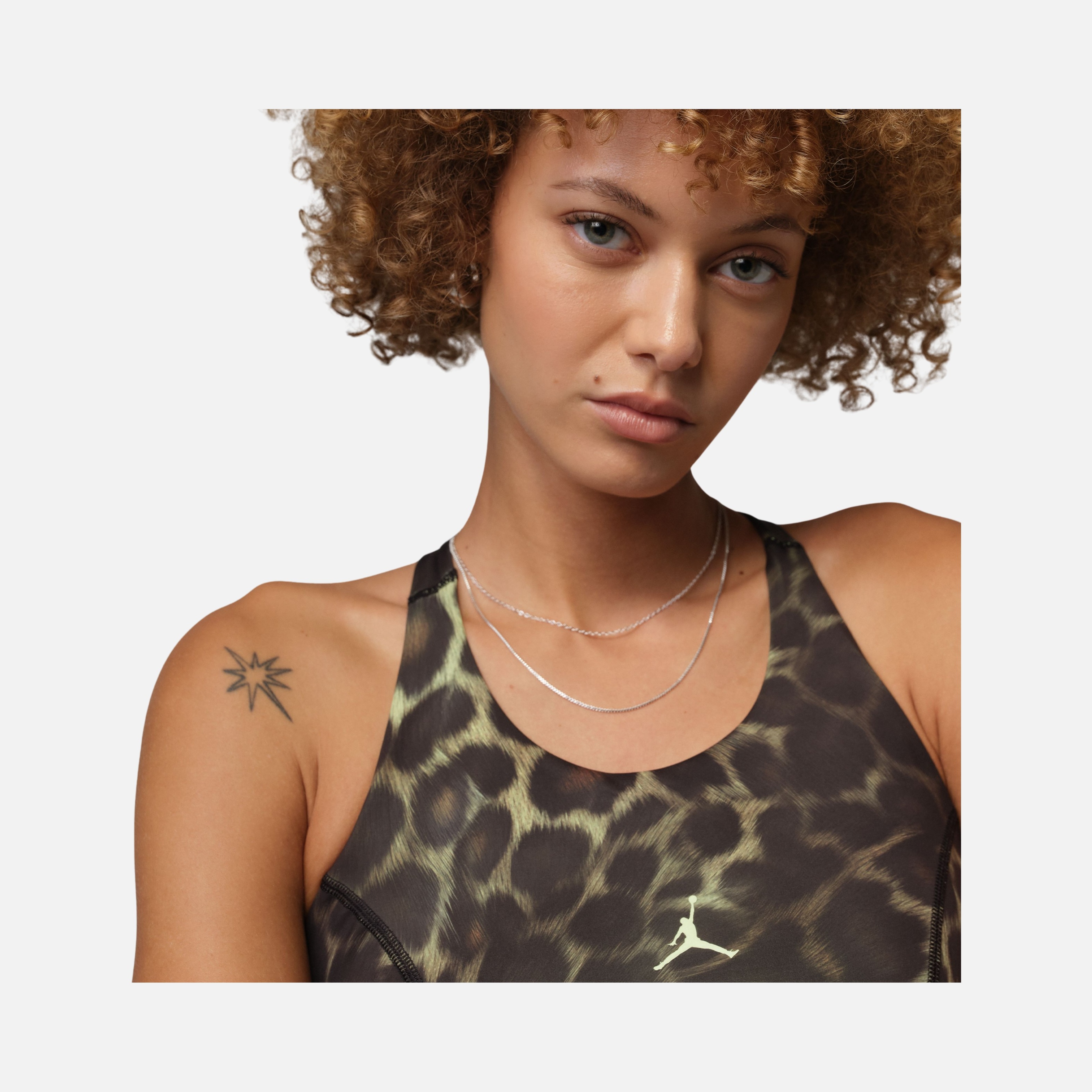 Nike W Jordan Spt Df Tank Aop Kadın Atlet