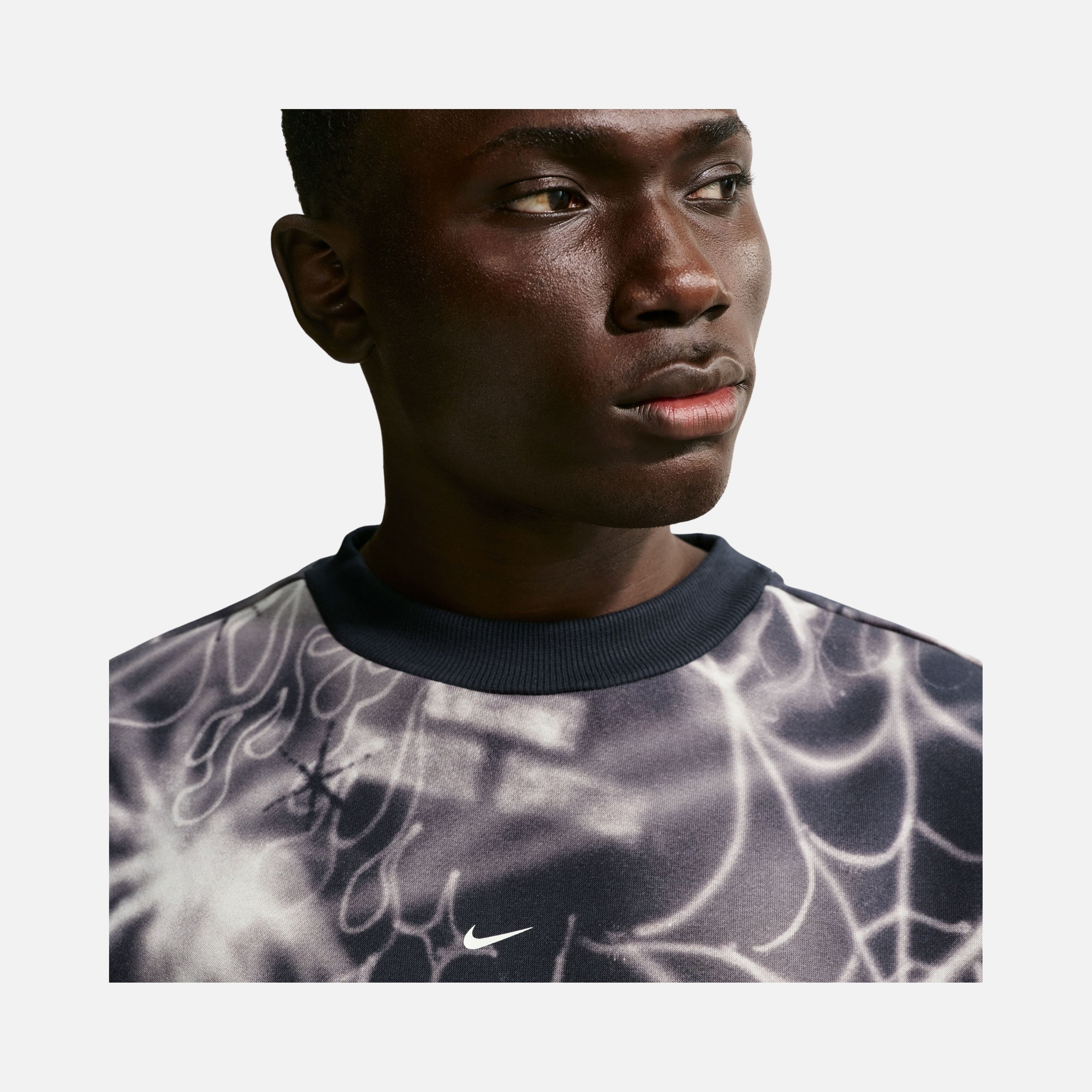 Nike M Nk Tf Si Brsh Crew Aop Erkek Sweatshirt