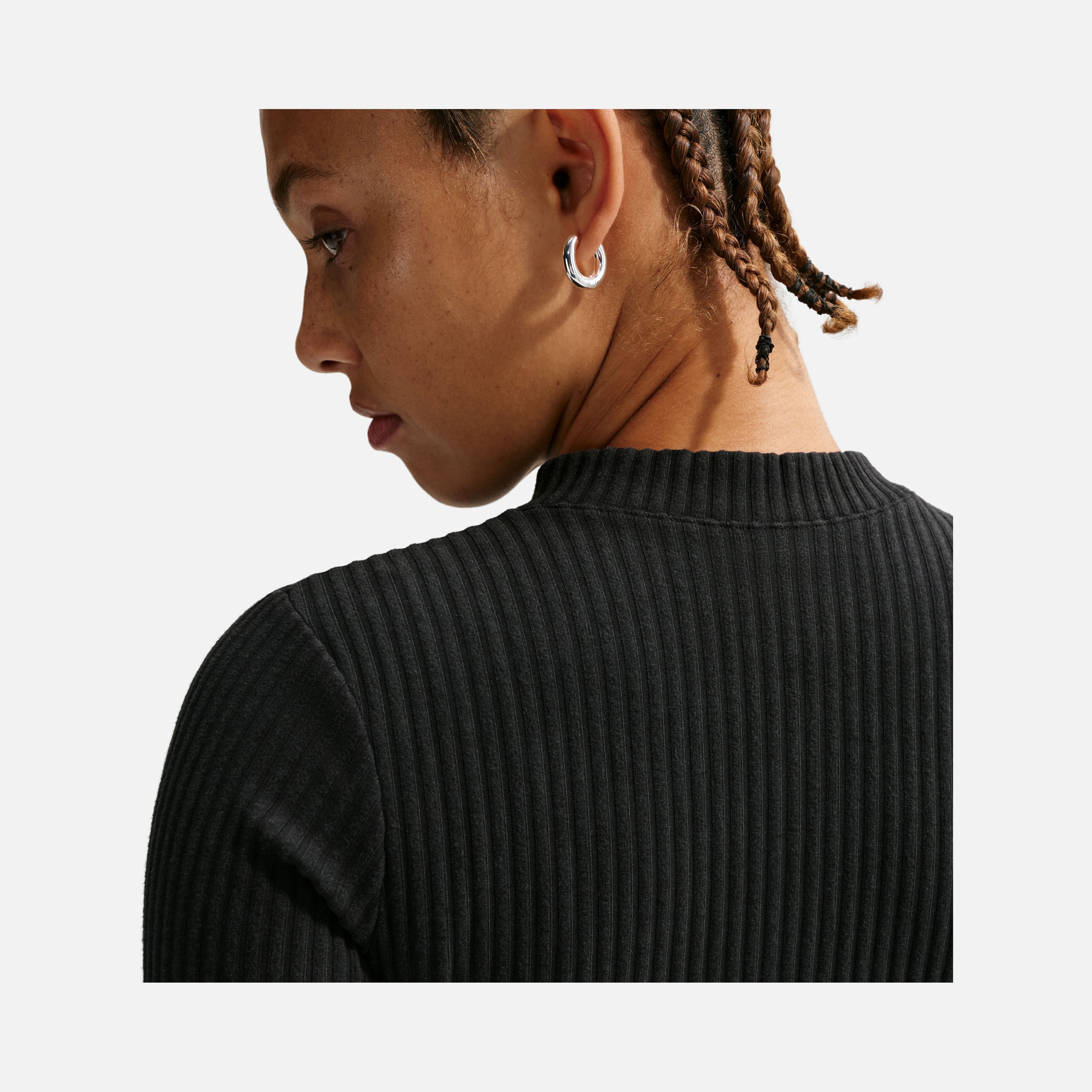 Nike W Nsw Chill Knt Wide Rib Cardi Kadın Sweatshirt