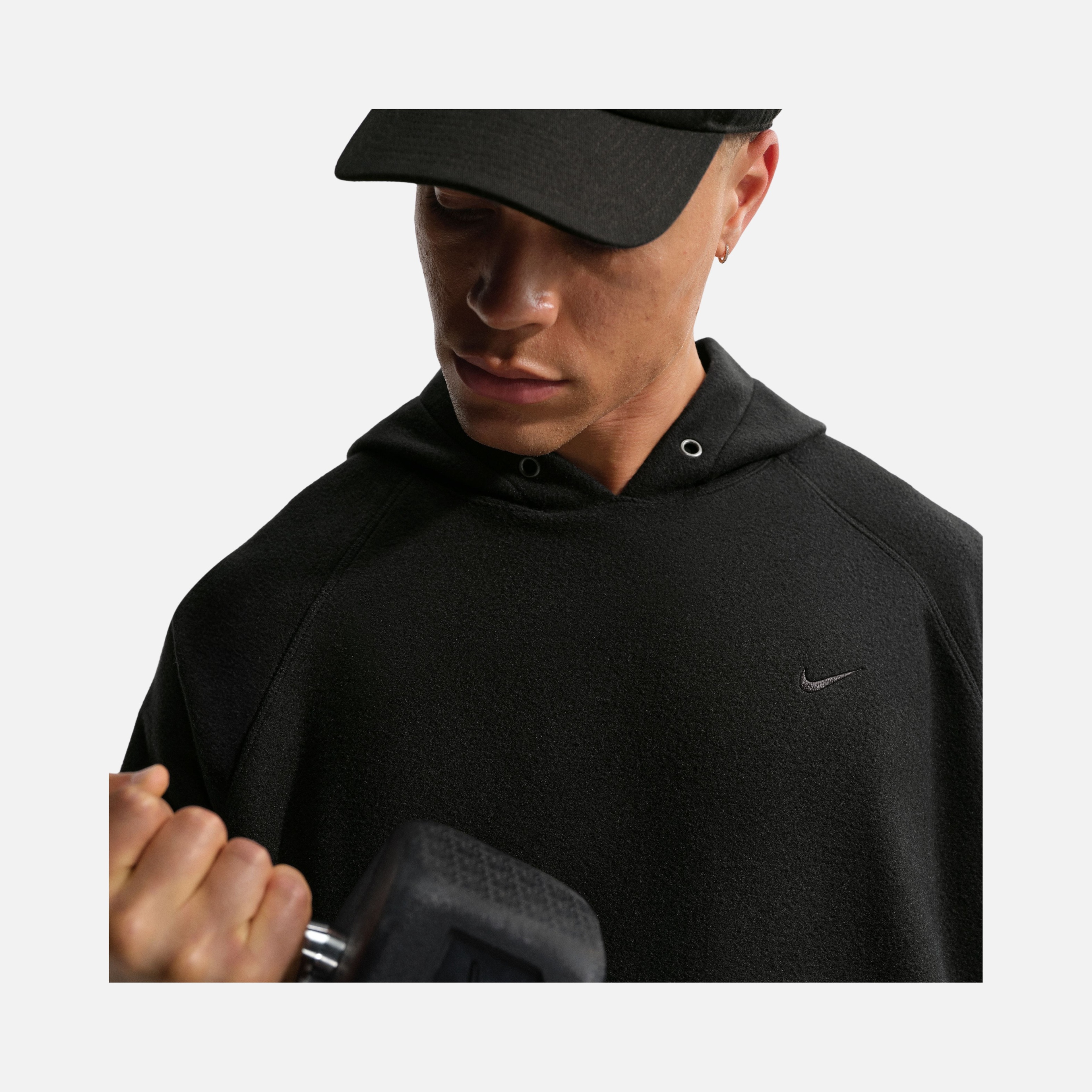 Nike M Dri-fit Nac Fleece Po Hoodie Erkek Sweatshirt