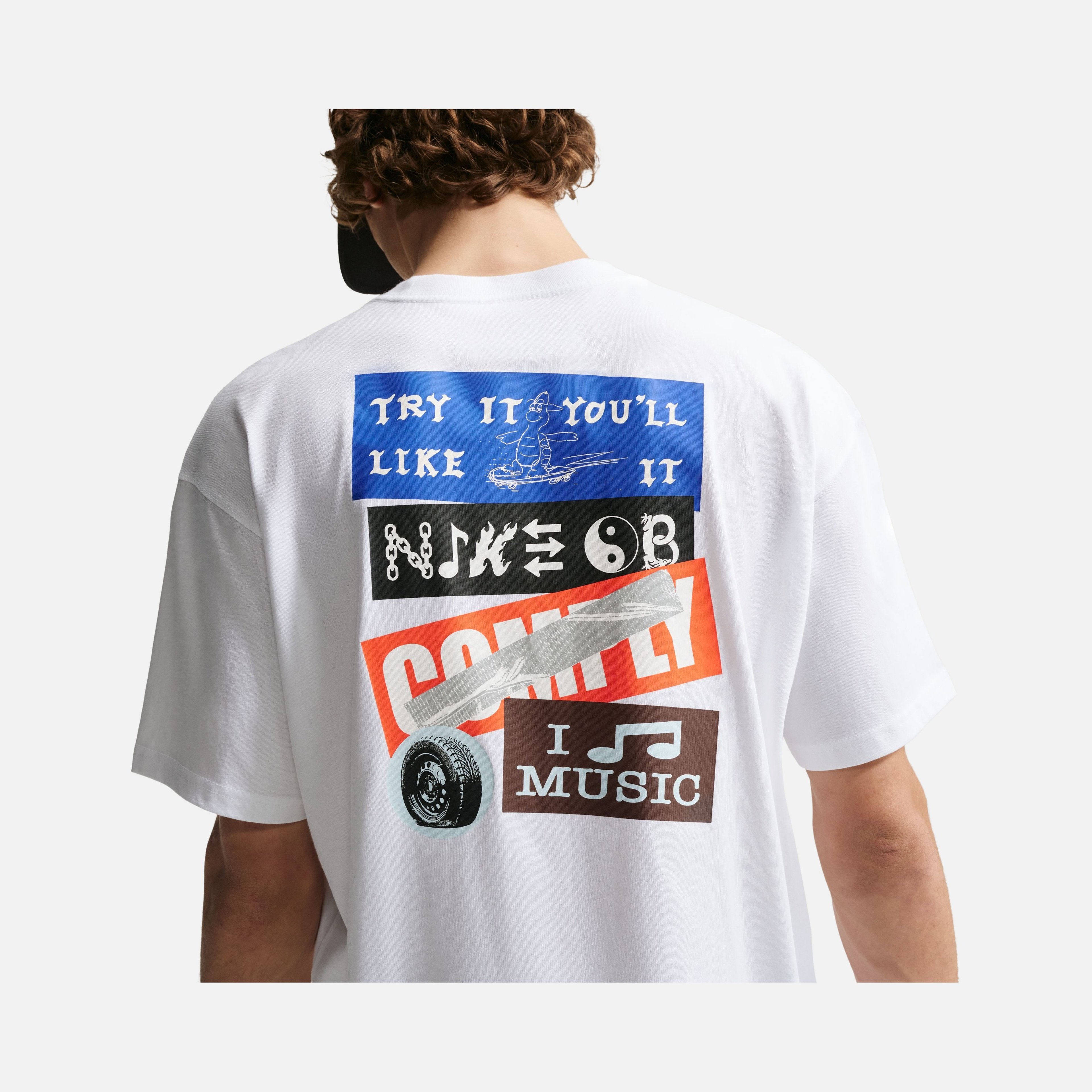 Nike U Sb Tee Lse Stickers Erkek Tişört