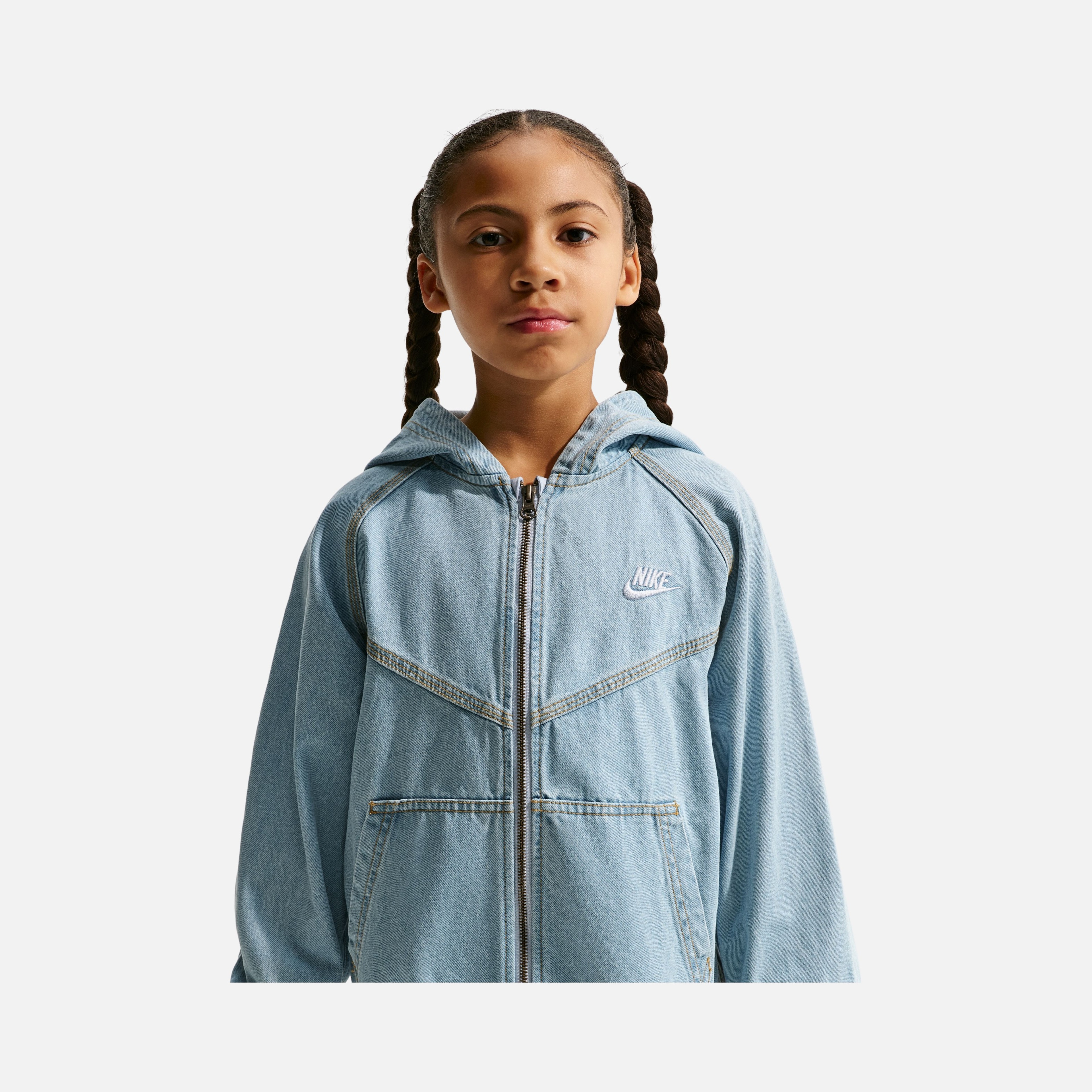 Nike Kids Nsw Wr Denim Fz Jacket Çocuk Ceket