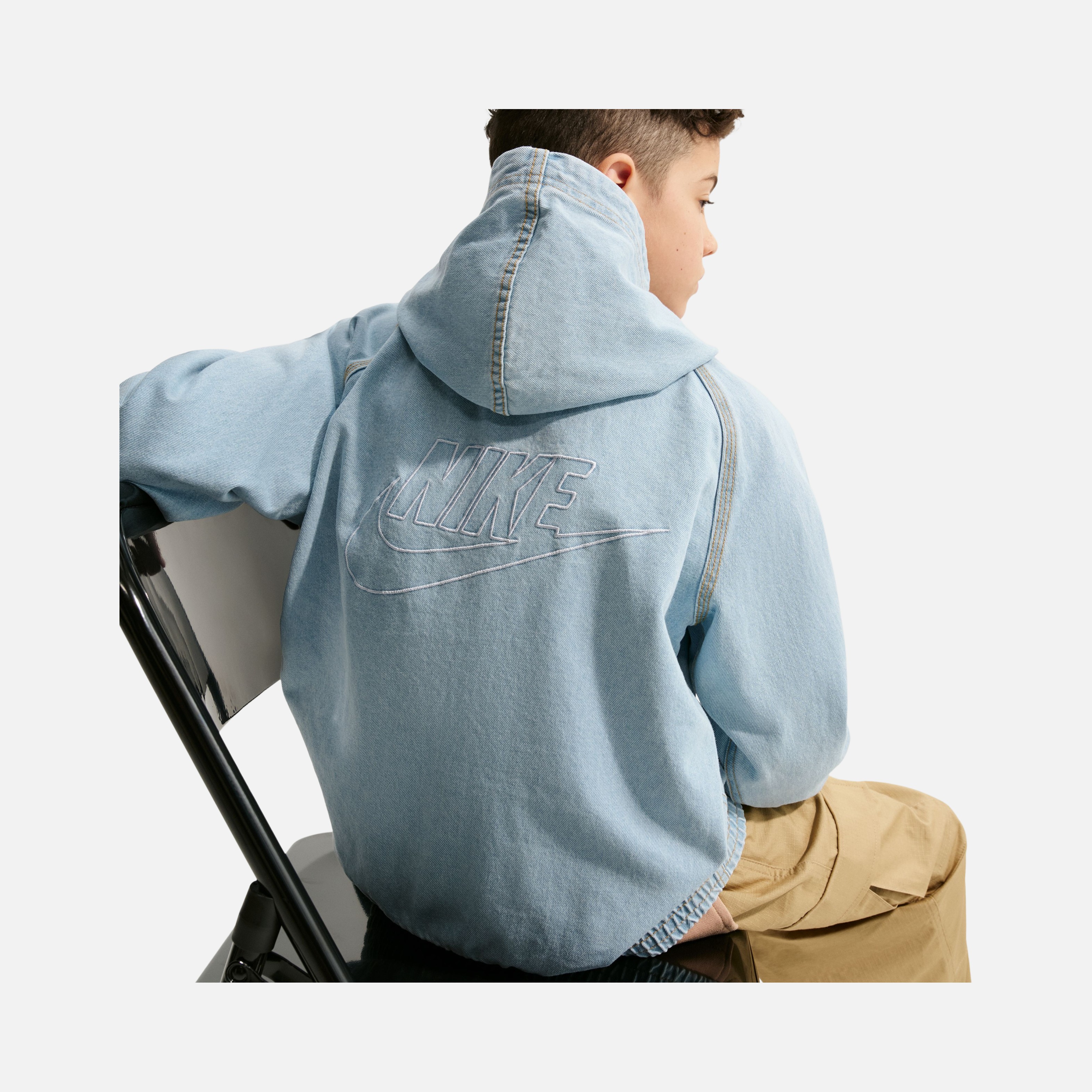 Nike Kids Nsw Wr Denim Fz Jacket Çocuk Ceket