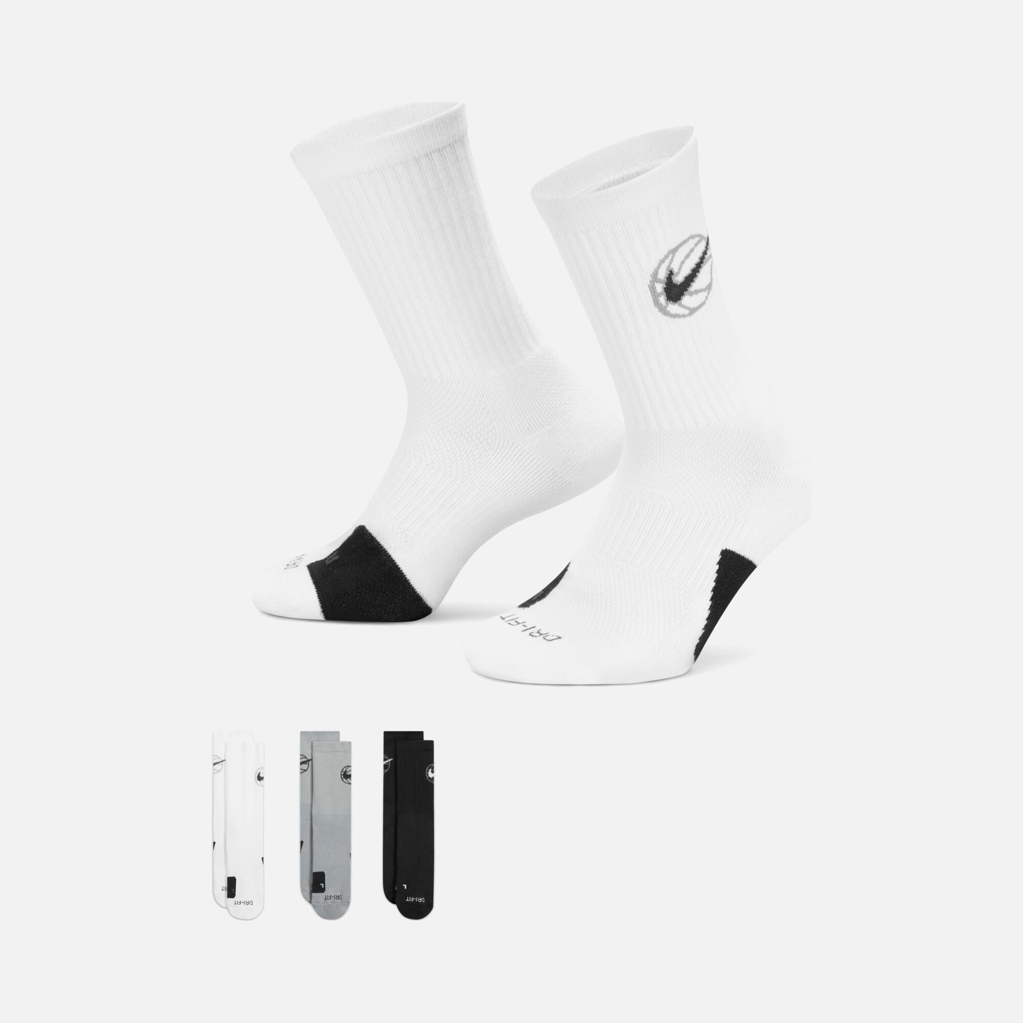 Nike Everyday Crew Basketball (3 Pairs) Unisex Çorap