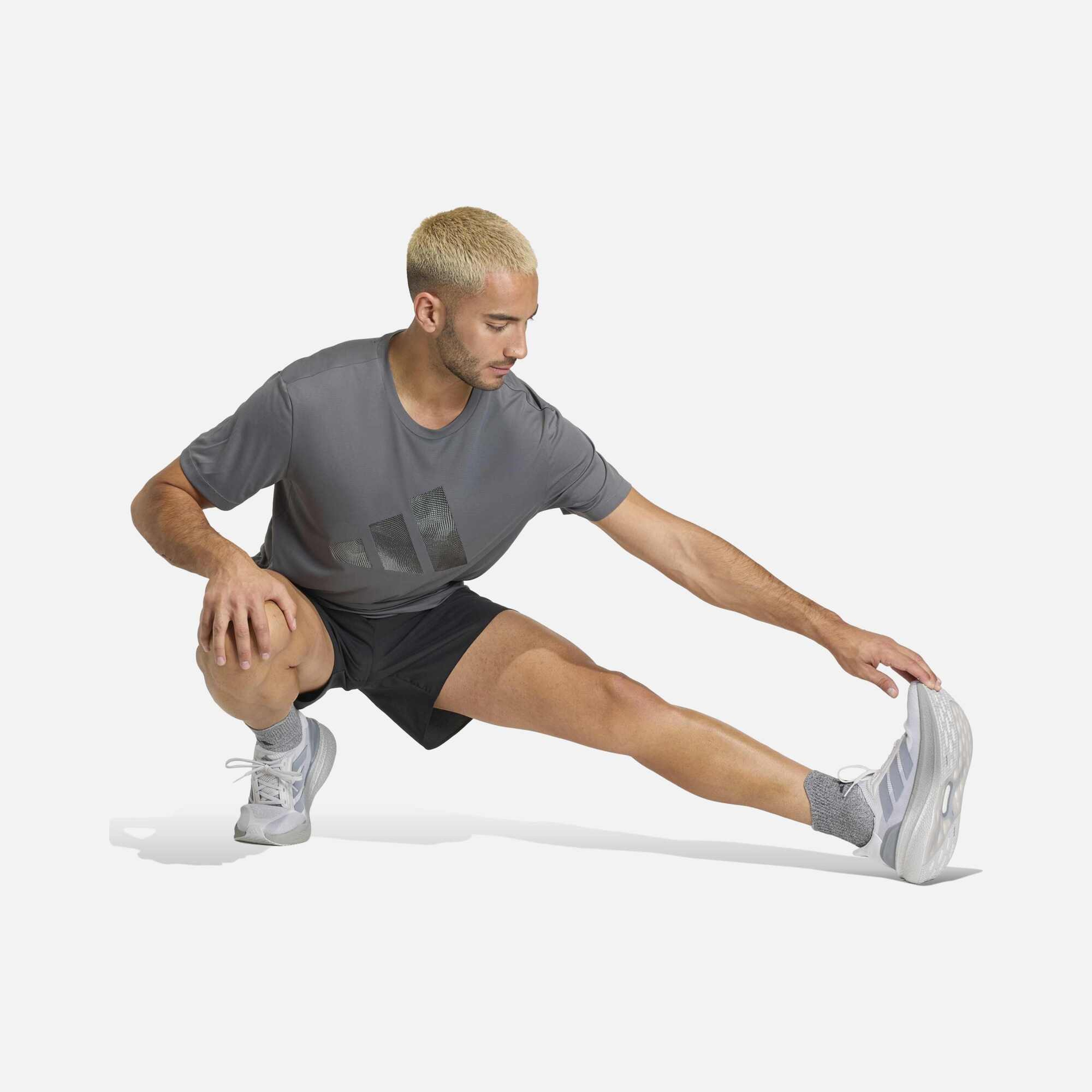 adidas Run Ess Bl T M Erkek Tişört