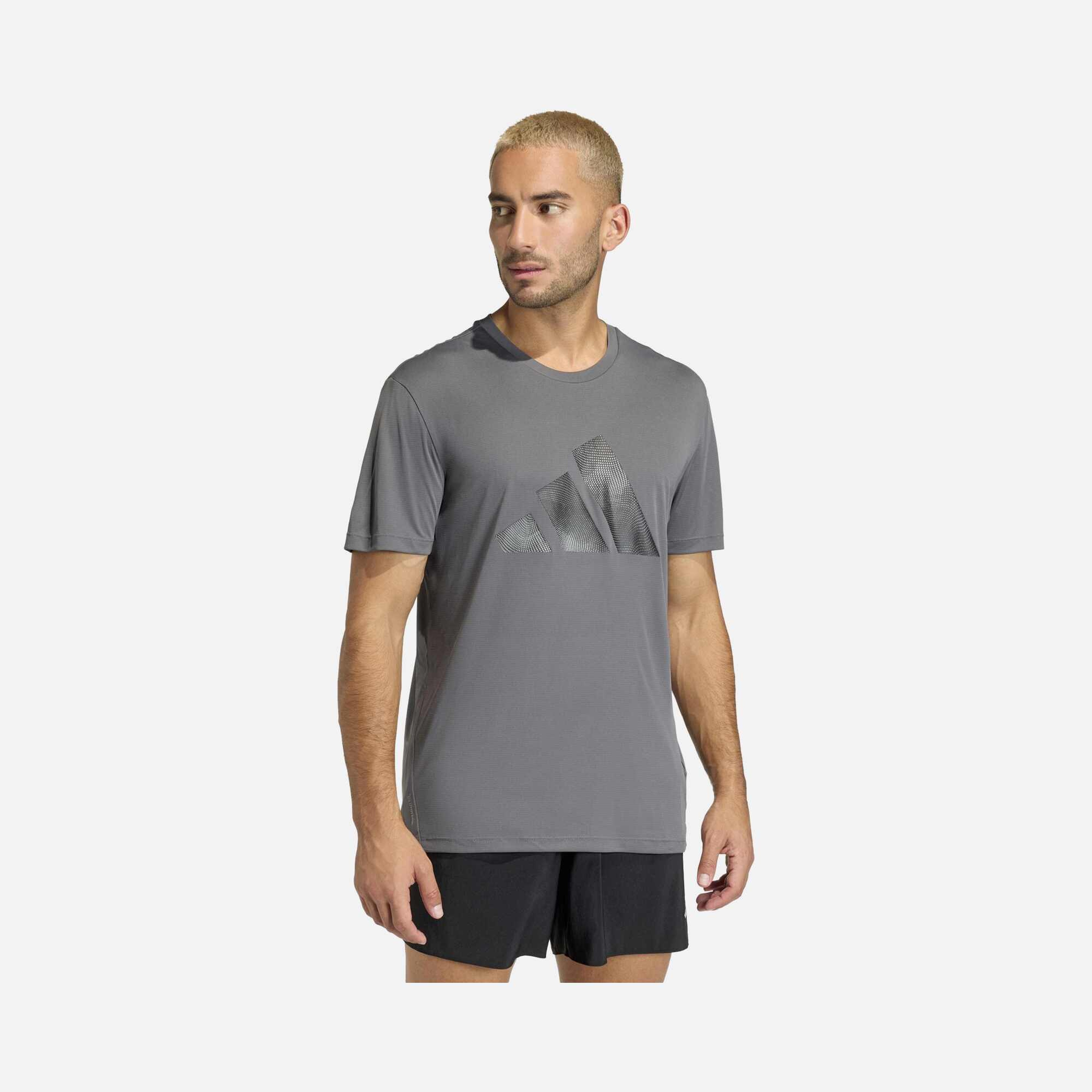 adidas Run Ess Bl T M Erkek Tişört