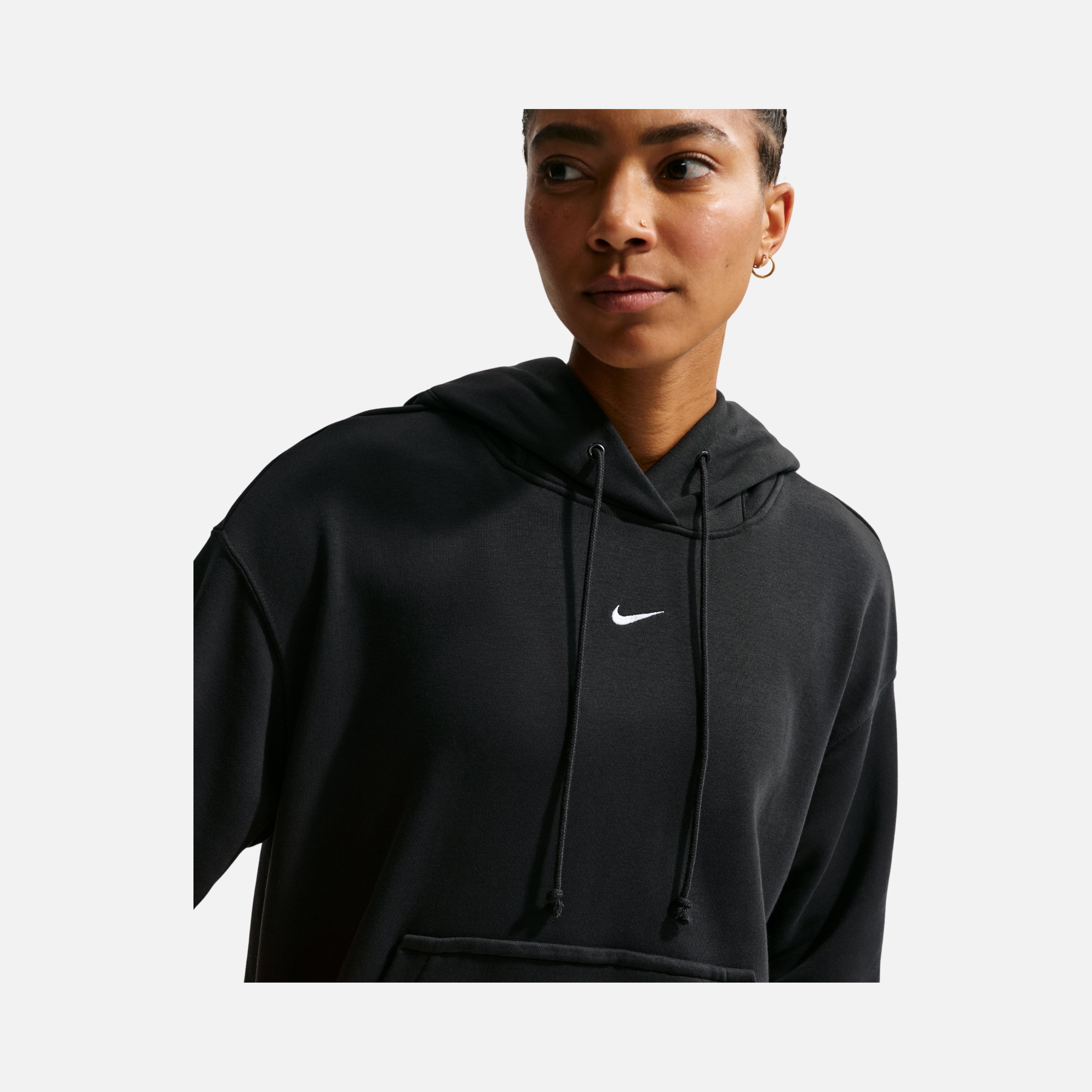 Nike W Phoneix Fleece Os Po Hoodie Kadın Kapüşonlu Sweatshirt
