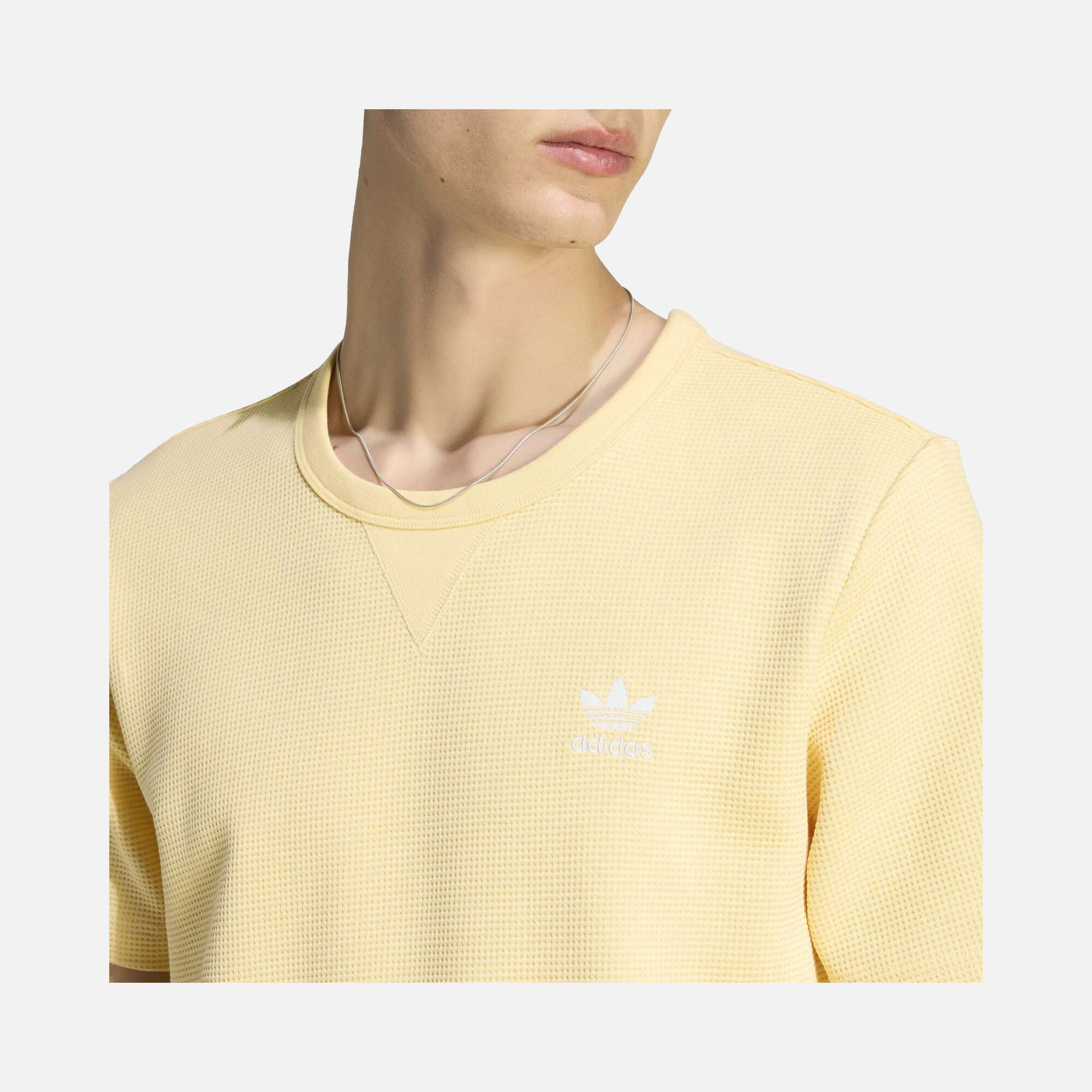 adidas Essentials Trefoil Waffle Erkek Tişört