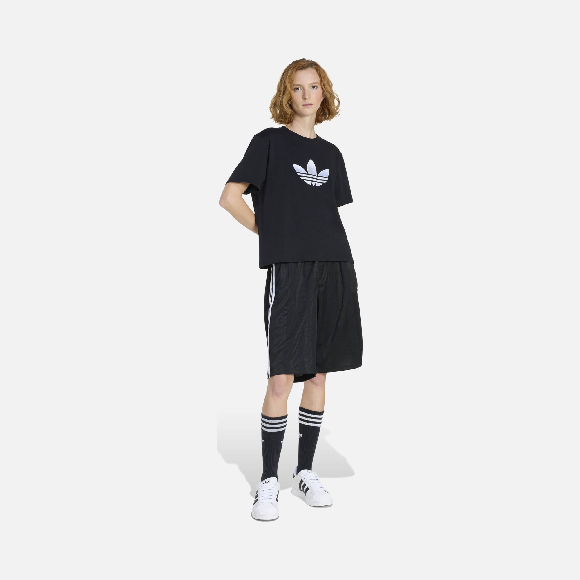 adidas Trefoil Boxy Kadın Tişört