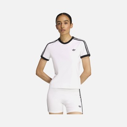 adidas White 3-Stripes Slim Tee Kadın Tişört
