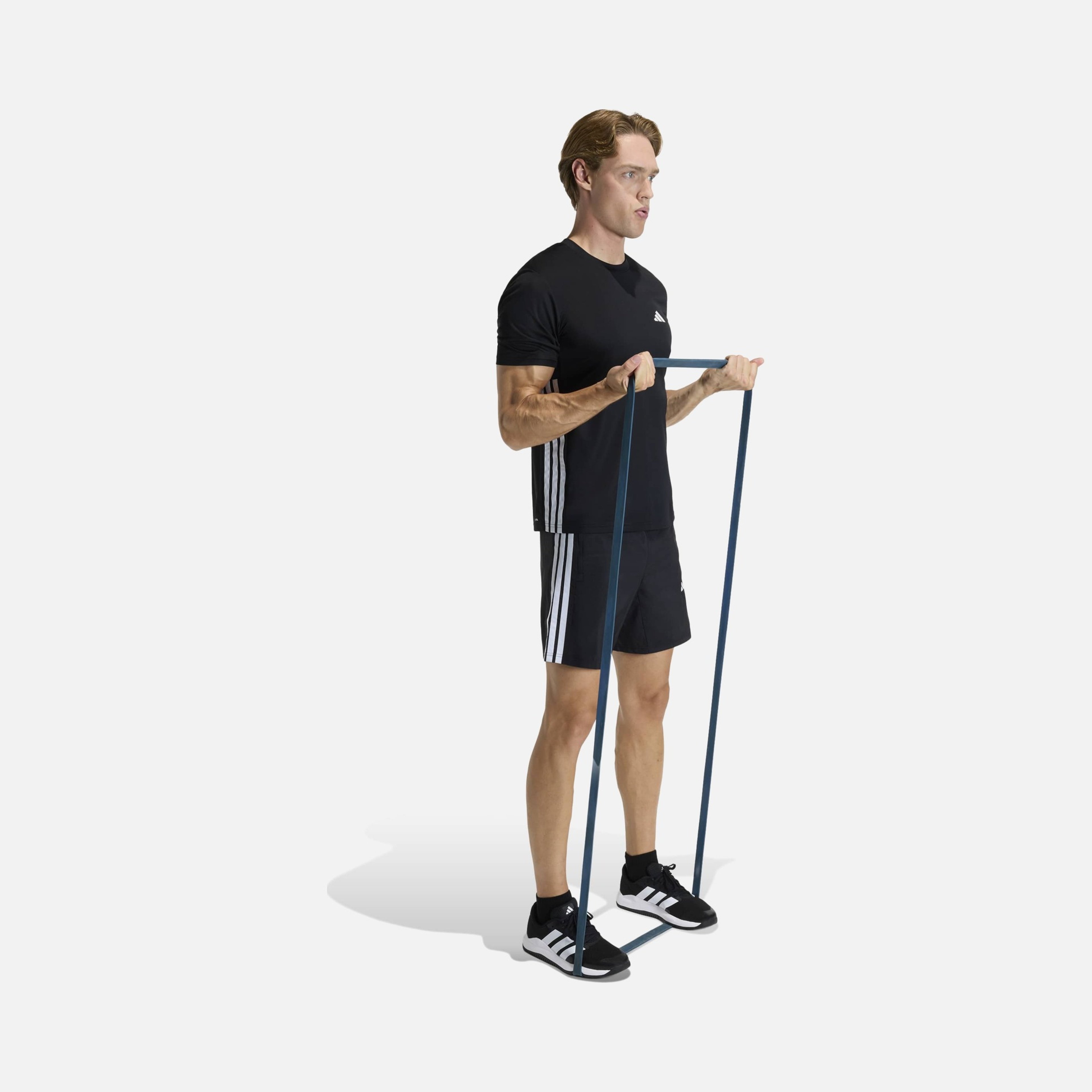 adidas Workout Essentials Base 3-Stripes Erkek Tişört