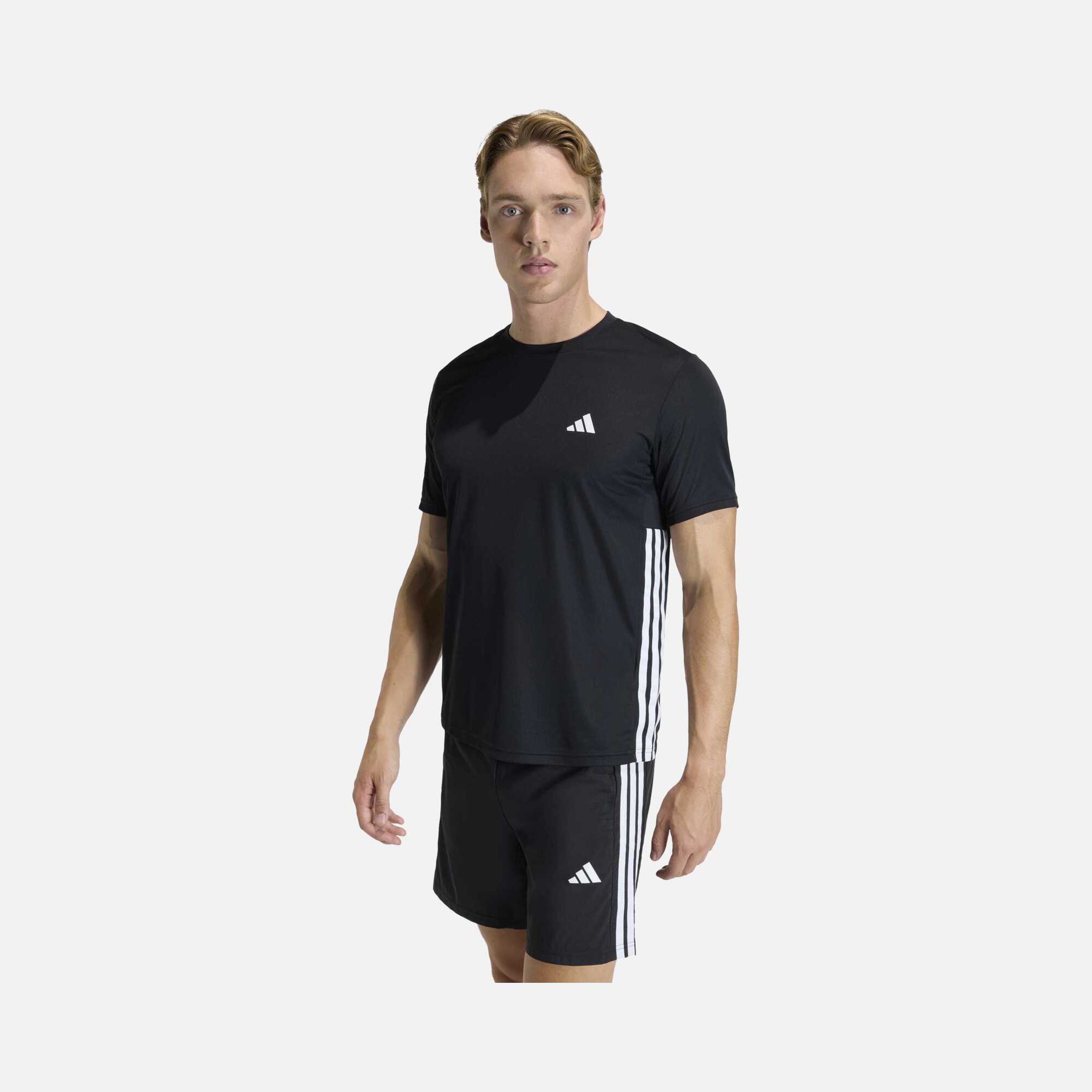 adidas Workout Essentials Base 3-Stripes Erkek Tişört