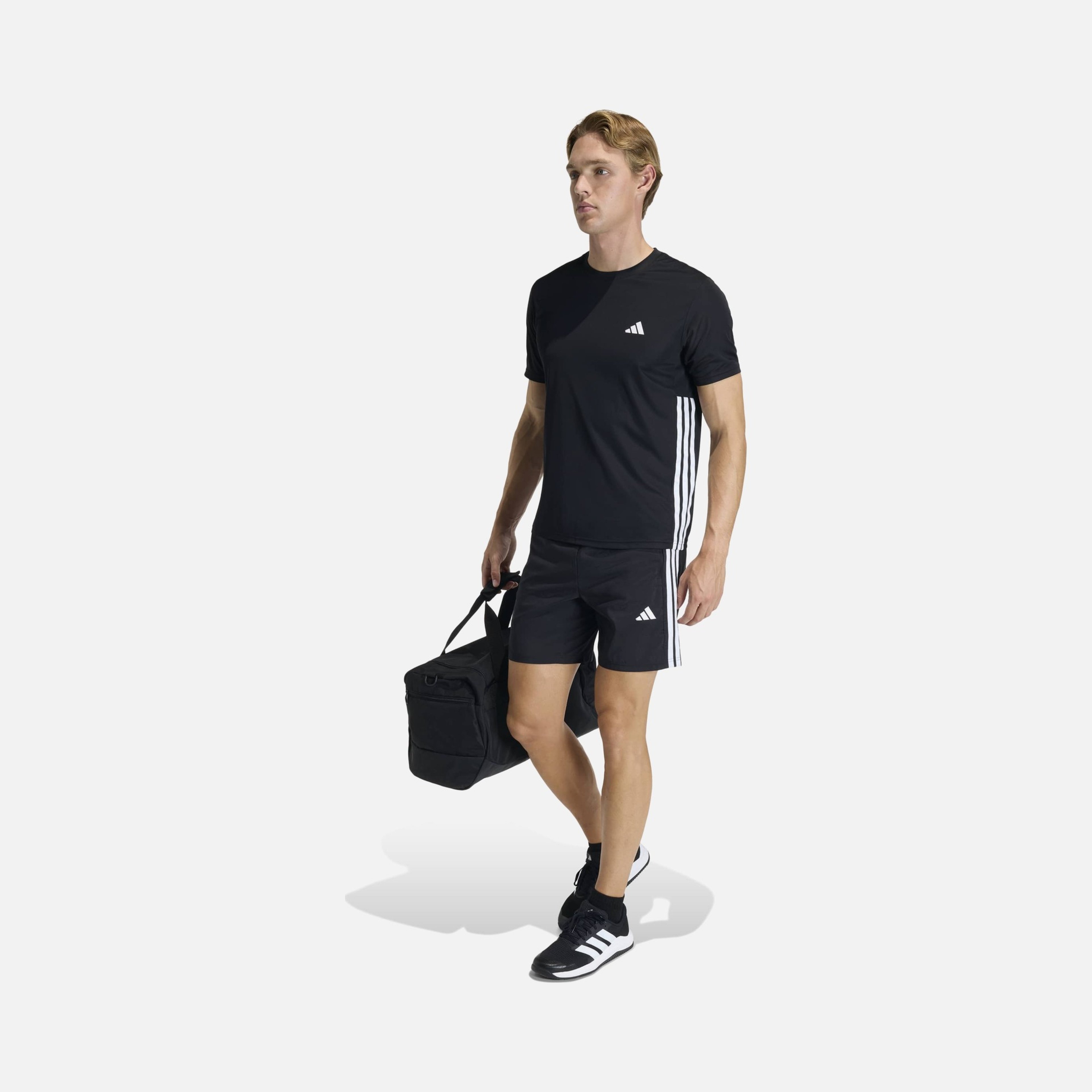 adidas Workout Essentials Base 3-Stripes Erkek Tişört
