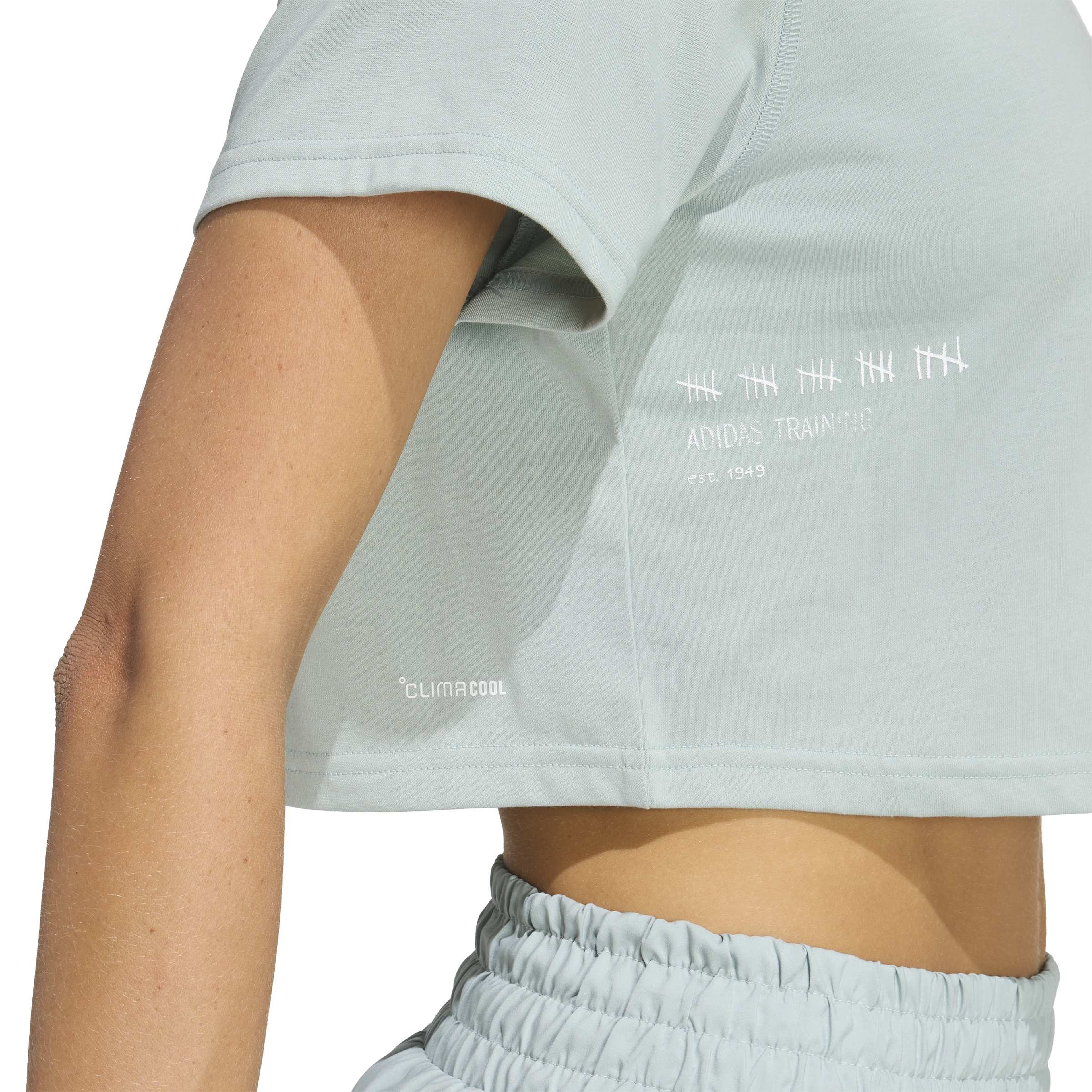 adidas Climacool Primelift Graphic Crop Kadın Tişört