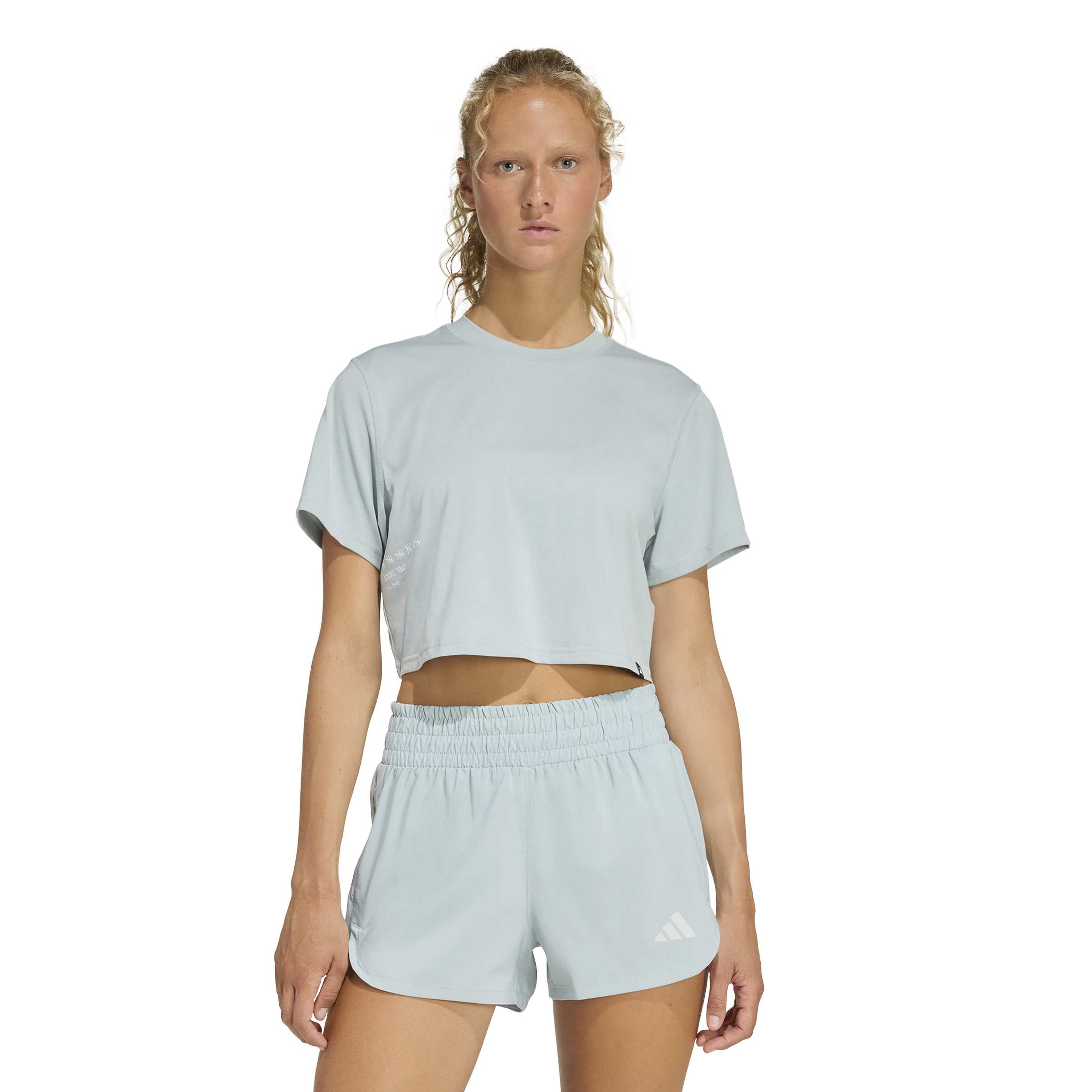 adidas Climacool Primelift Graphic Crop Kadın Tişört