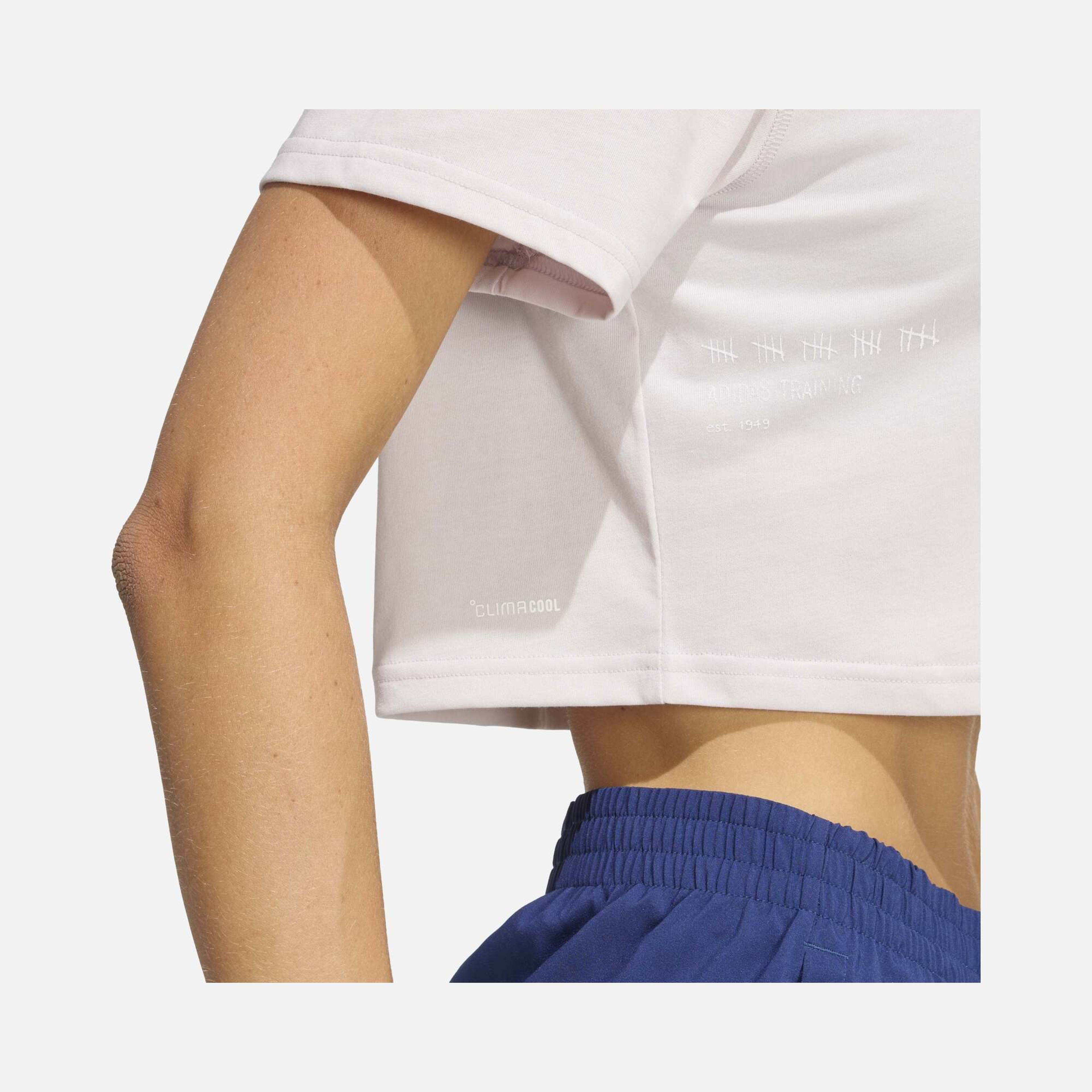 adidas Climacool Primelift Graphic Crop Kadın Tişört