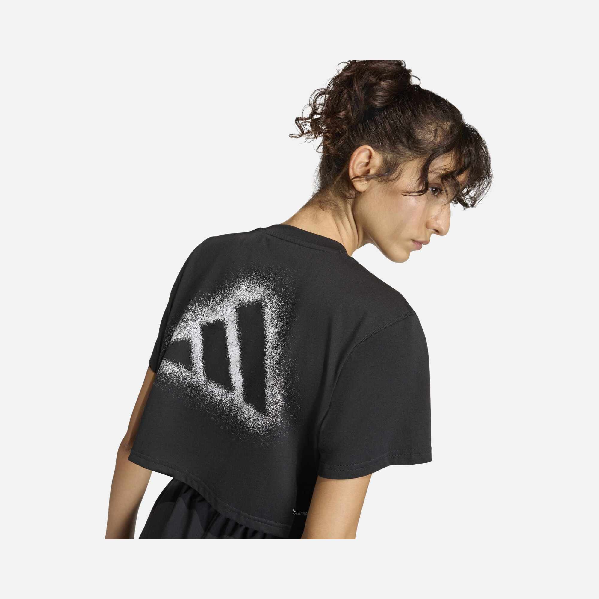 adidas Climacool Primelift Graphic Crop Kadın Tişört