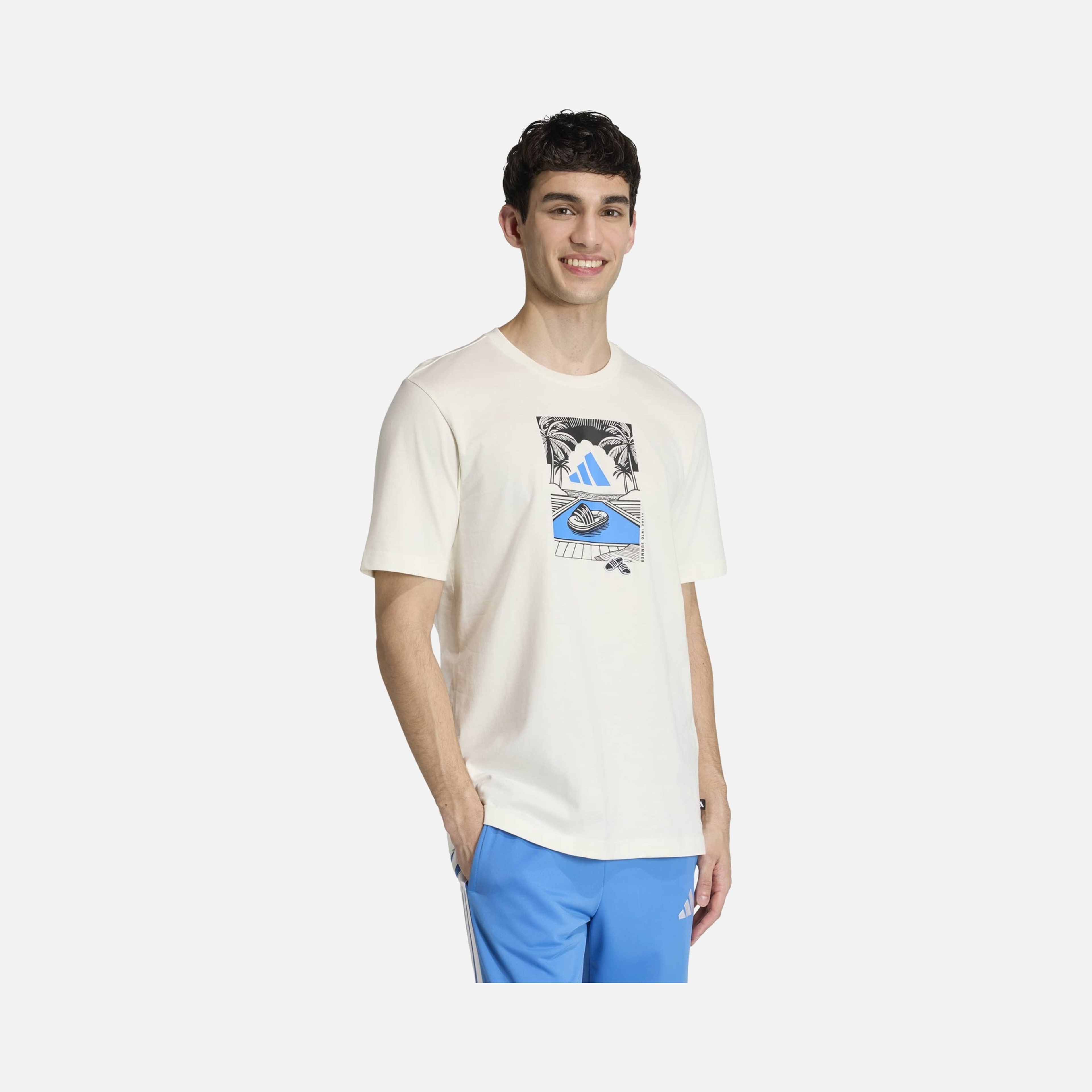 adidas Summer Slide Relax Graphic Erkek Tişört