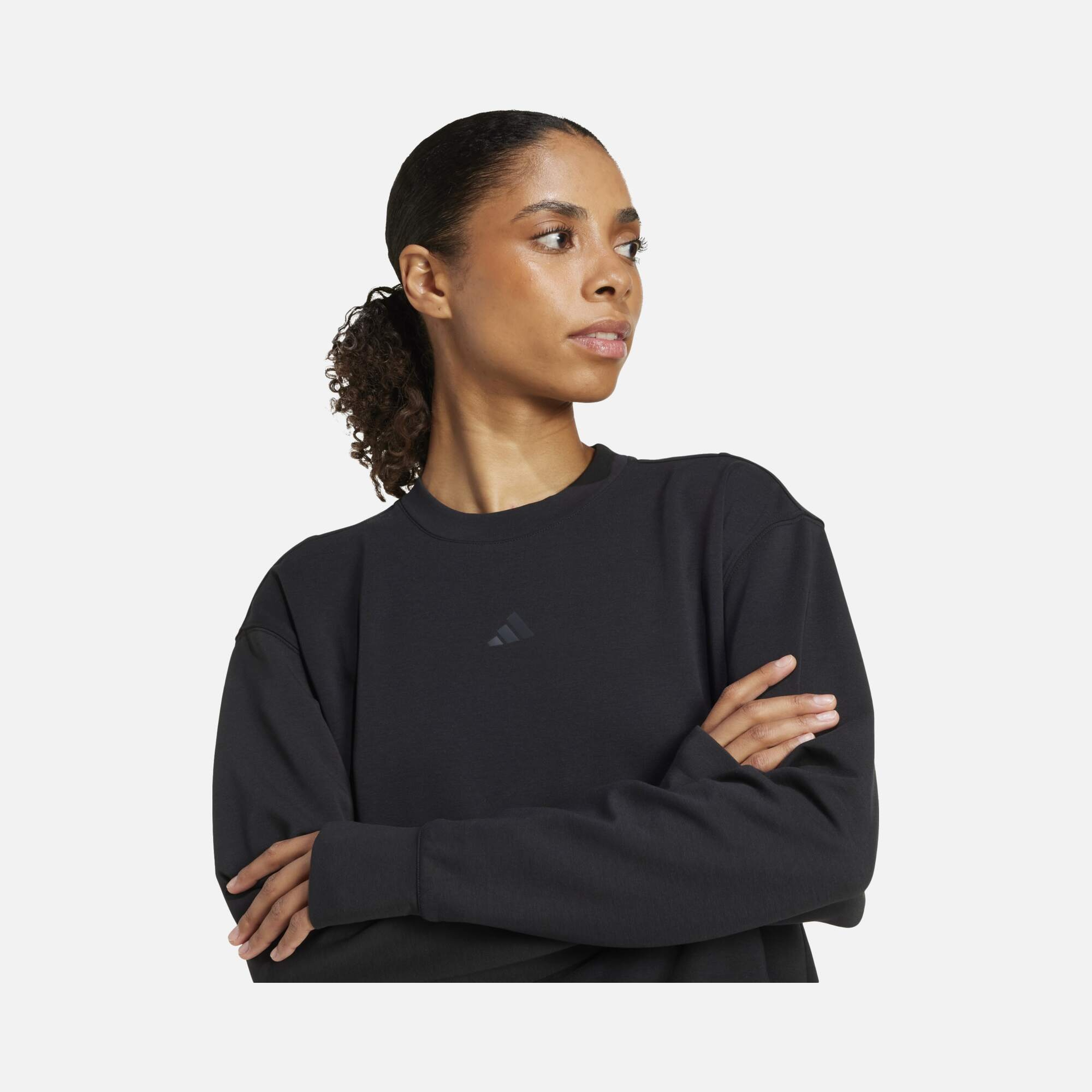 adidas D4 T Knit Crew Kadın Sweatshirt