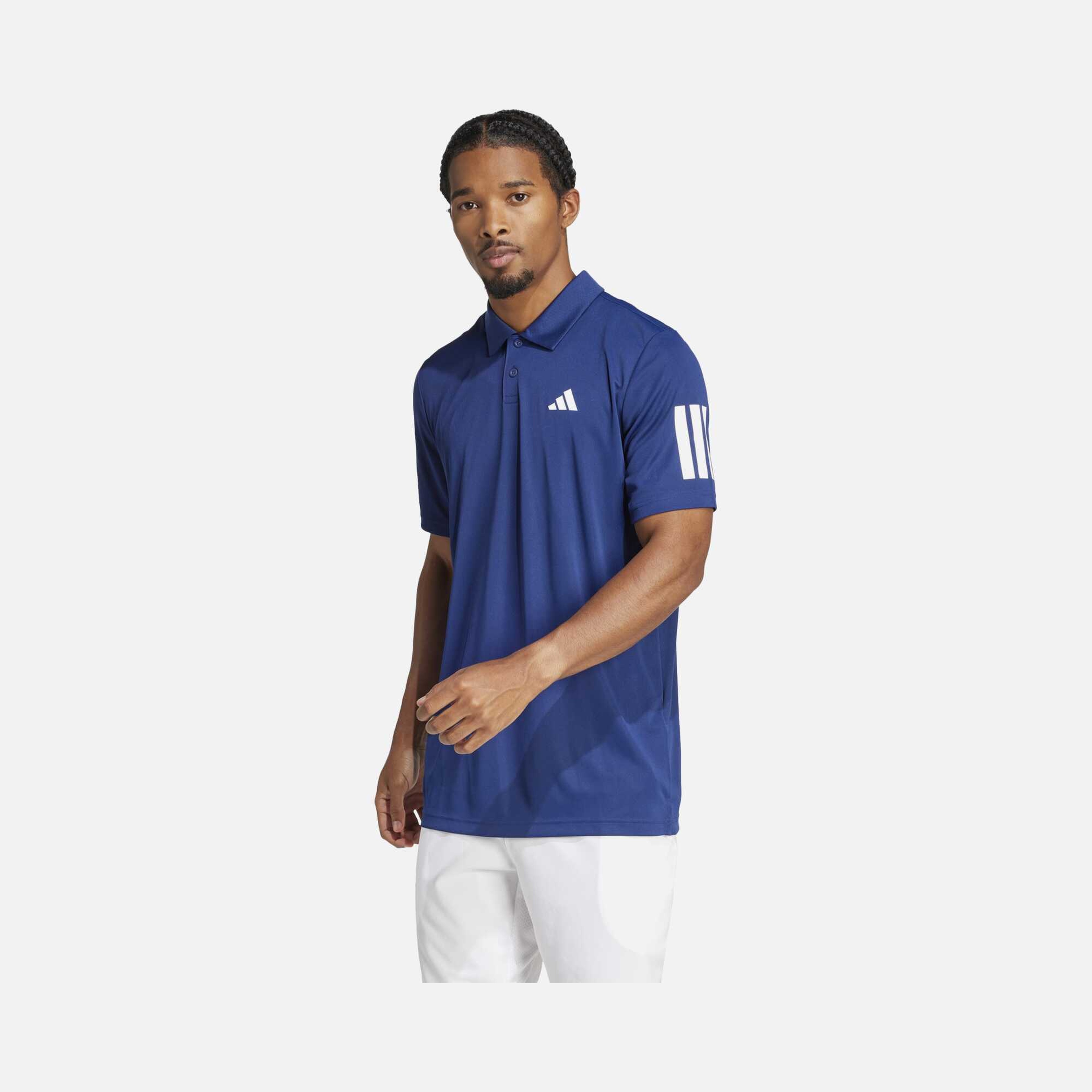 adidas Climacool Club Tennis 3-Stripes Two Button Polo Collar FreeLift Design Short-Sleeve Erkek Tişört