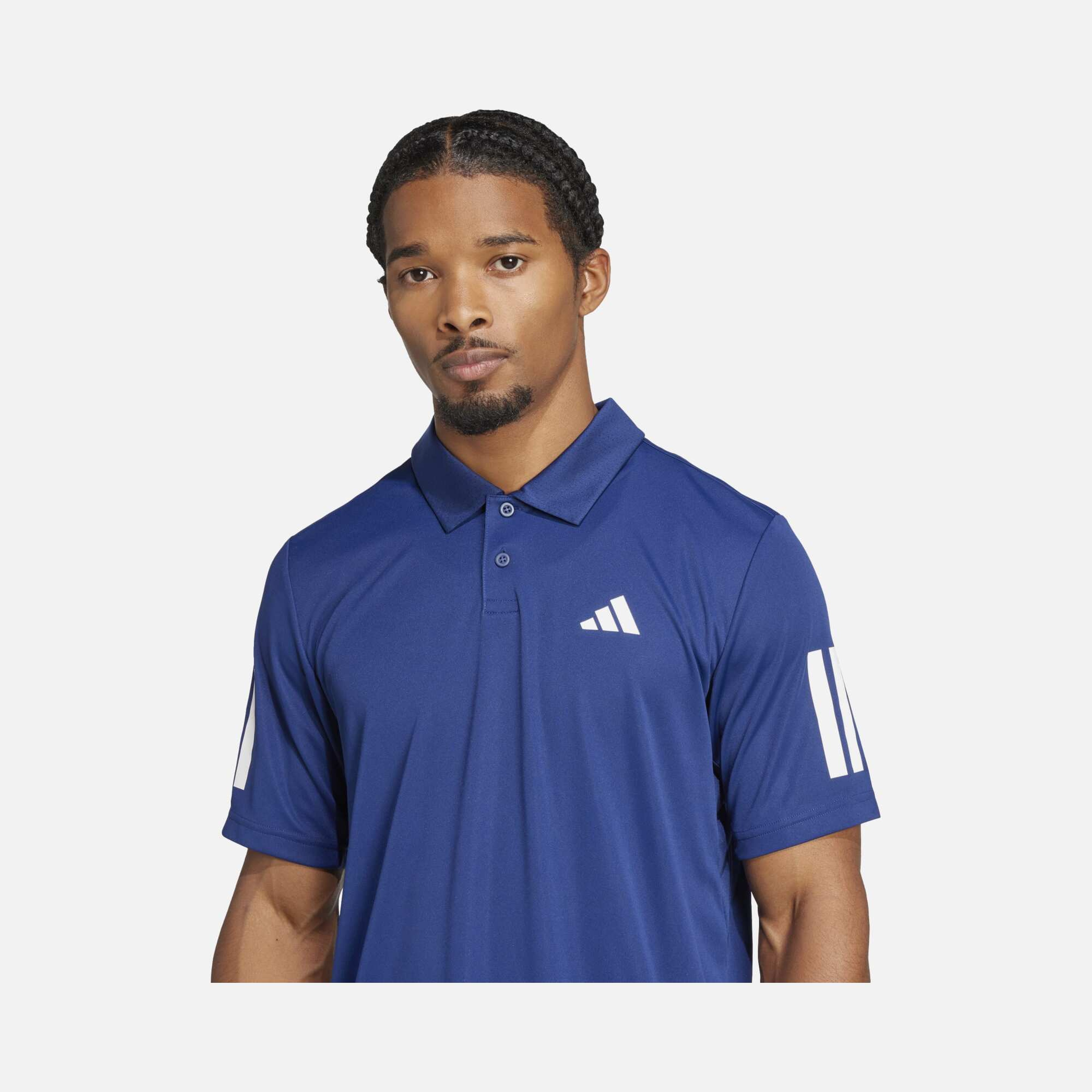 adidas Climacool Club Tennis 3-Stripes Two Button Polo Collar FreeLift Design Short-Sleeve Erkek Tişört