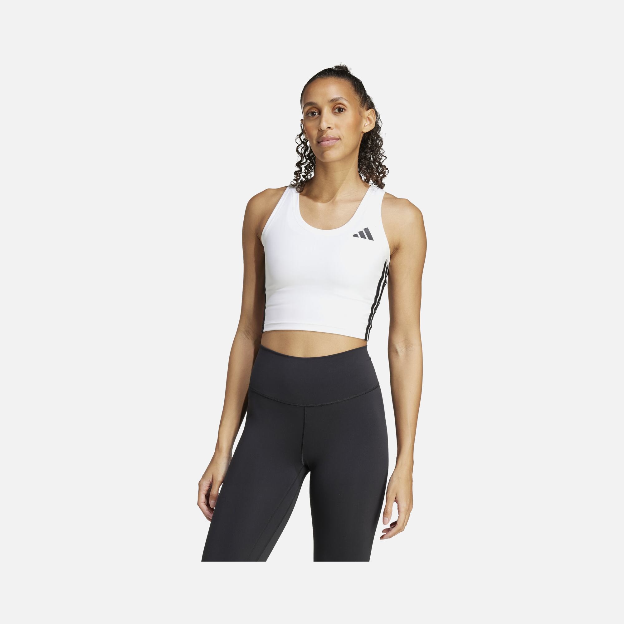 adidas Train Essentials 3-Stripes Crop Tank Kadın Atlet