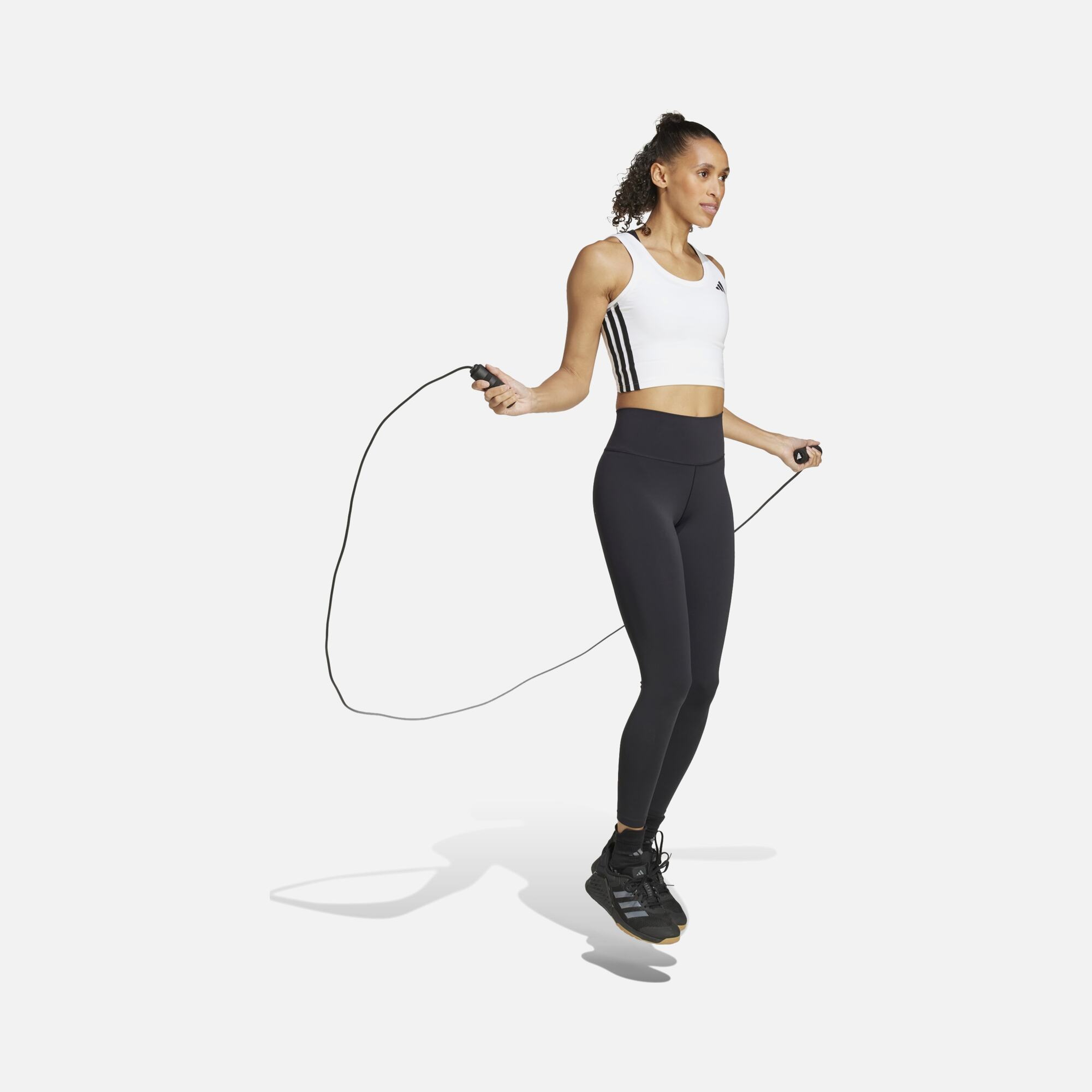 adidas Train Essentials 3-Stripes Crop Tank Kadın Atlet