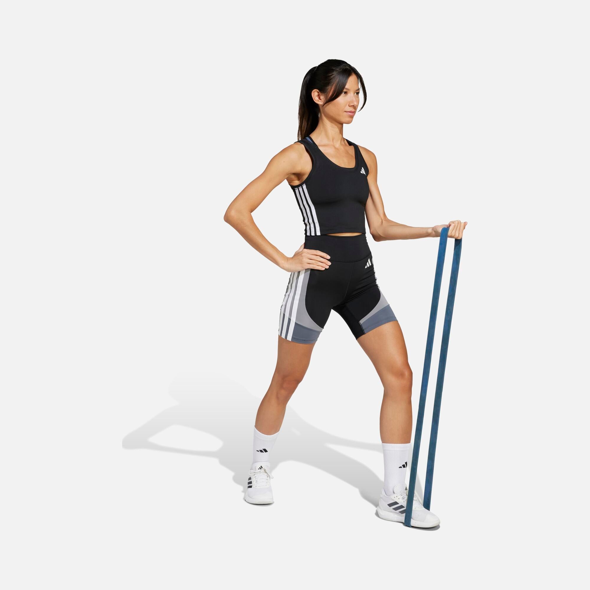 adidas Train Essentials 3-Stripes Crop Tank Kadın Atlet