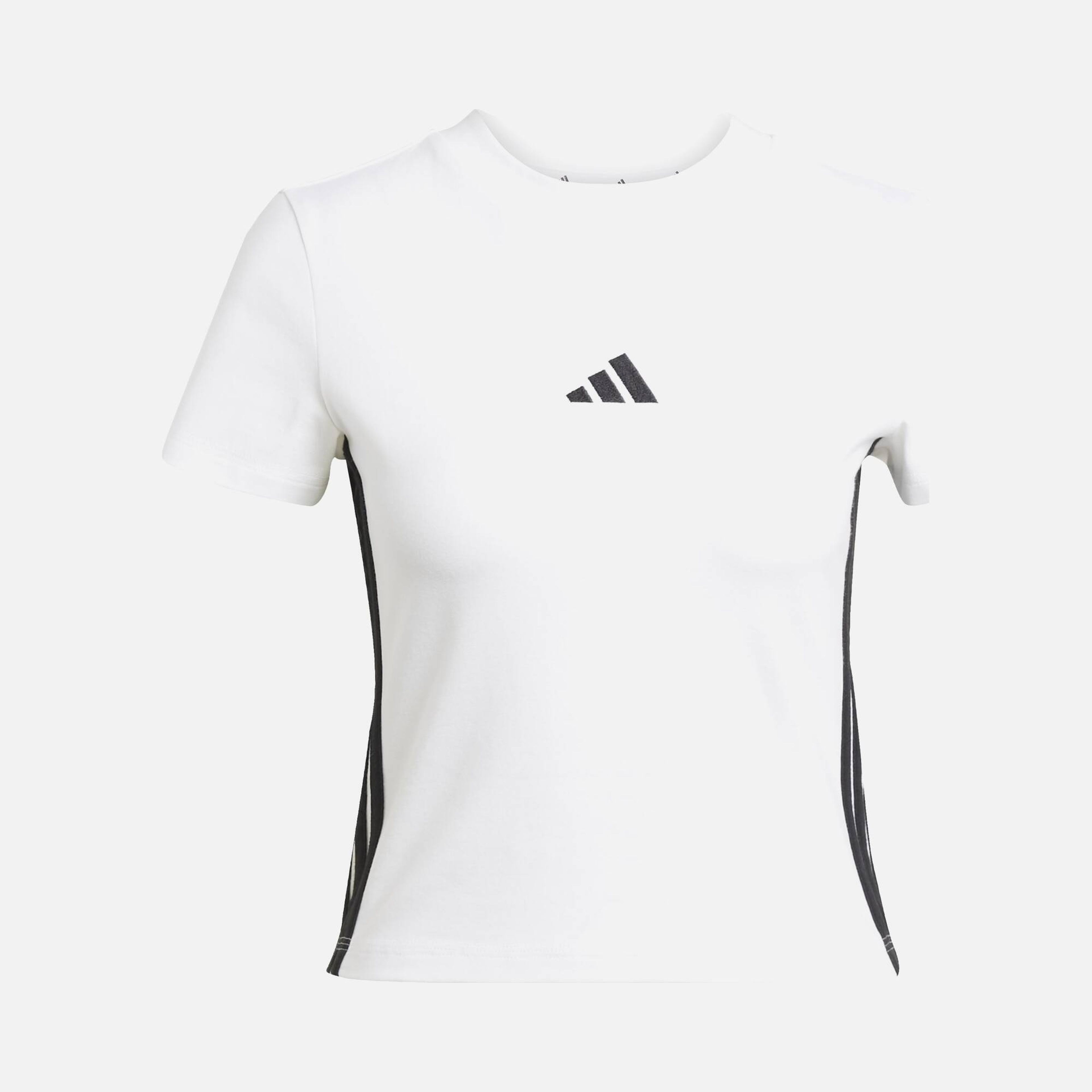 adidas Sportswear Essentials 3-Stripes Slim-Fit Short-Sleeve Kadın Tişört
