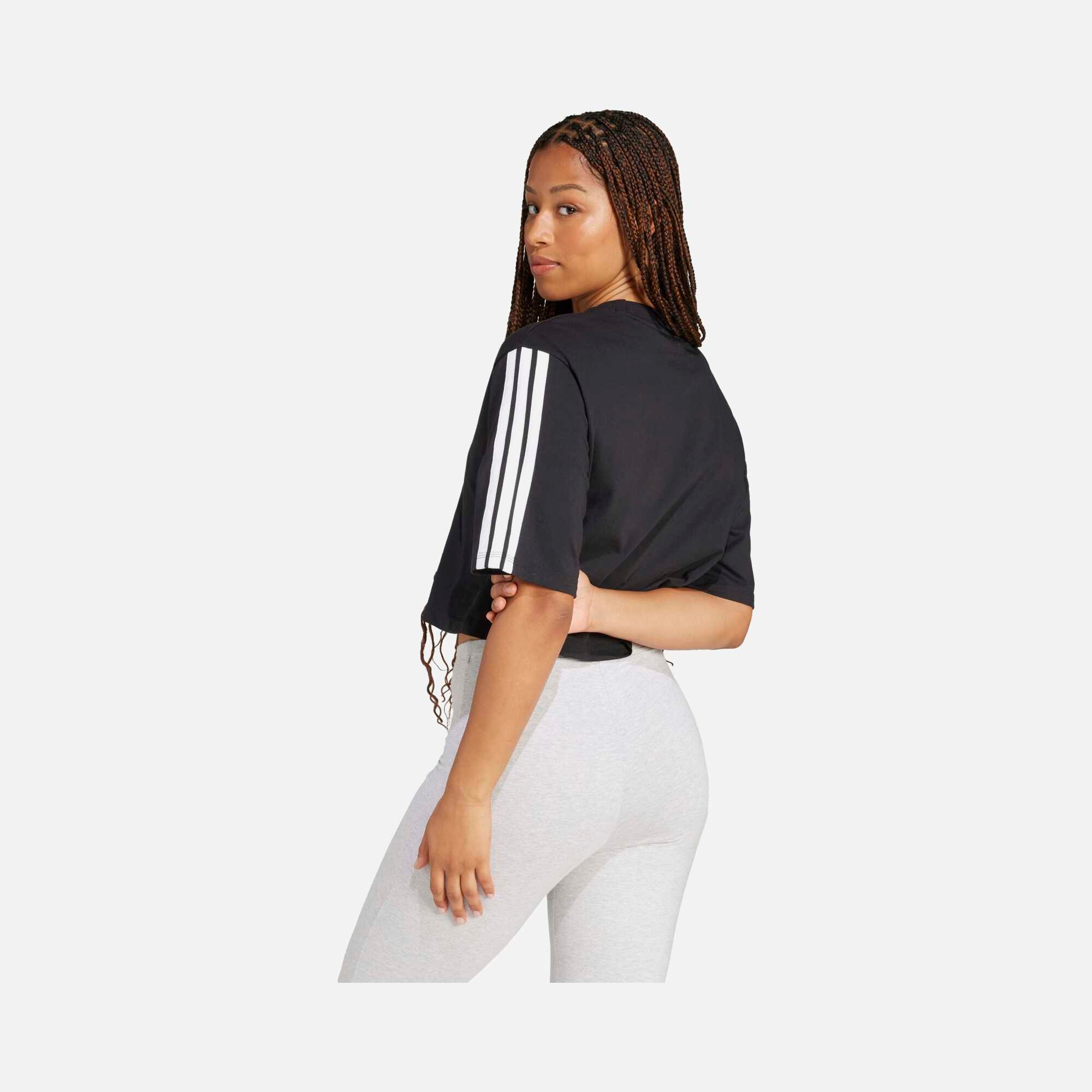 adidas Essentials 3-Stripes Cotton Loose Kadın Tişört