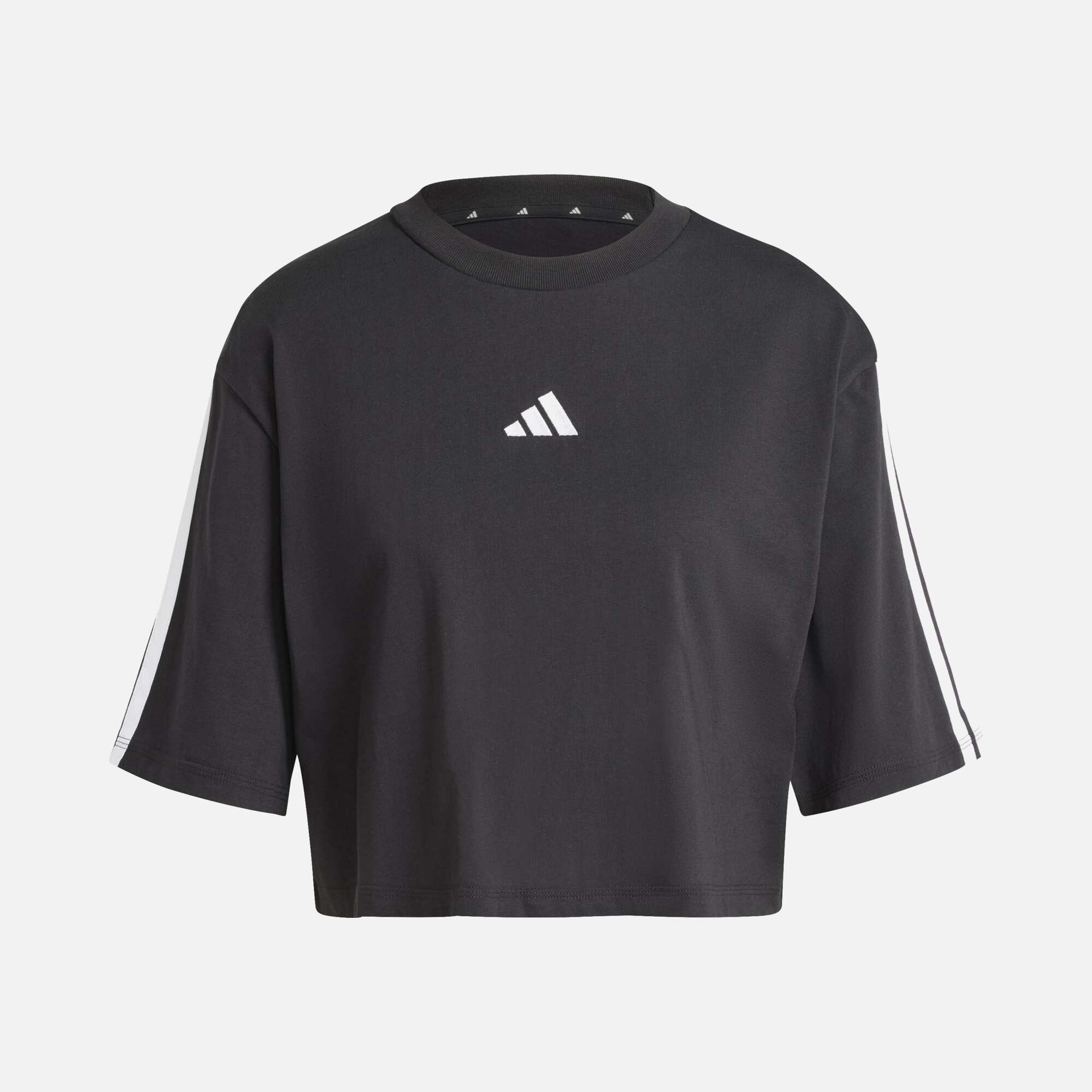 adidas Essentials 3-Stripes Cotton Loose Kadın Tişört