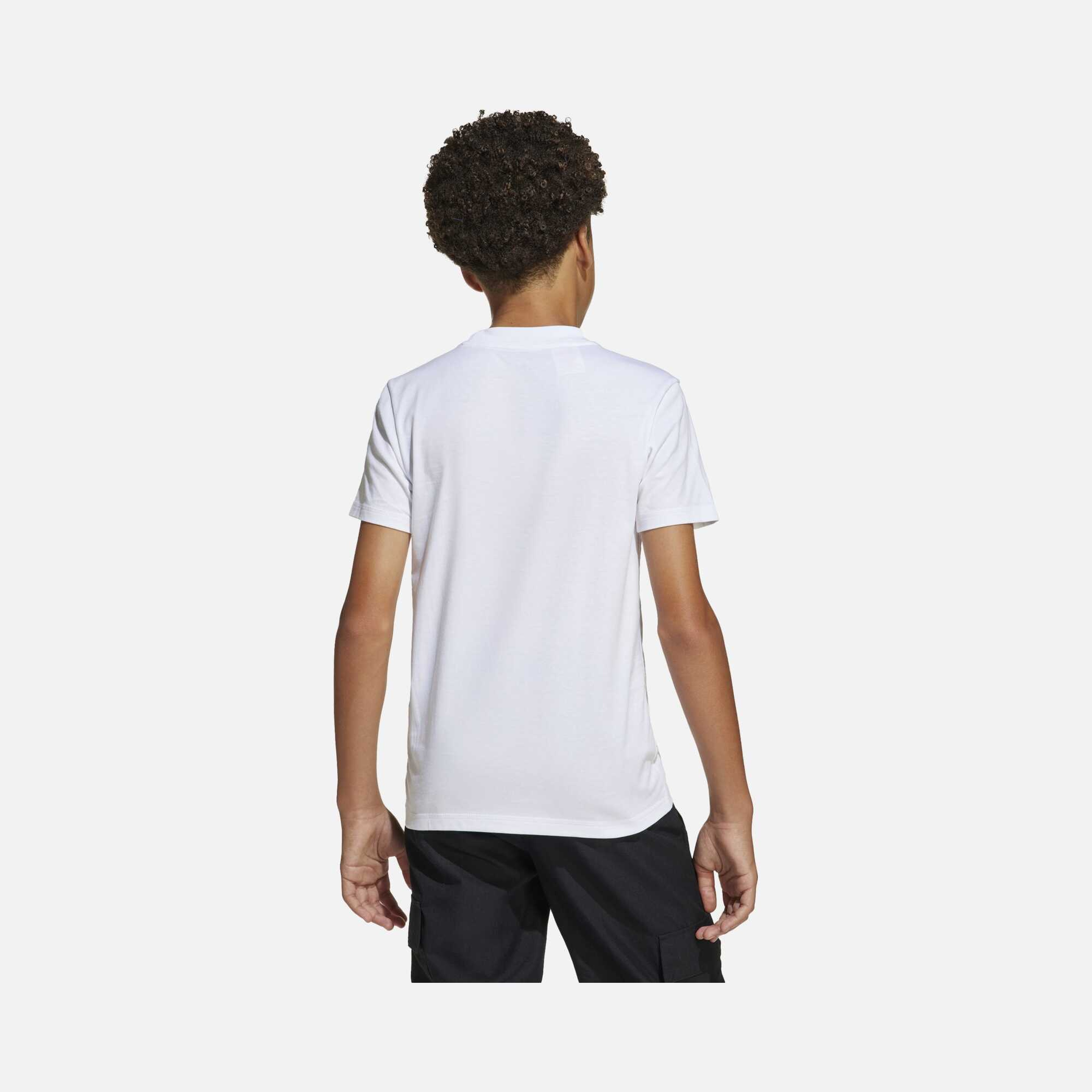 adidas Sportswear Essentials Big 3 Bar Logo Graphic Short-Sleeve Çocuk Tişört