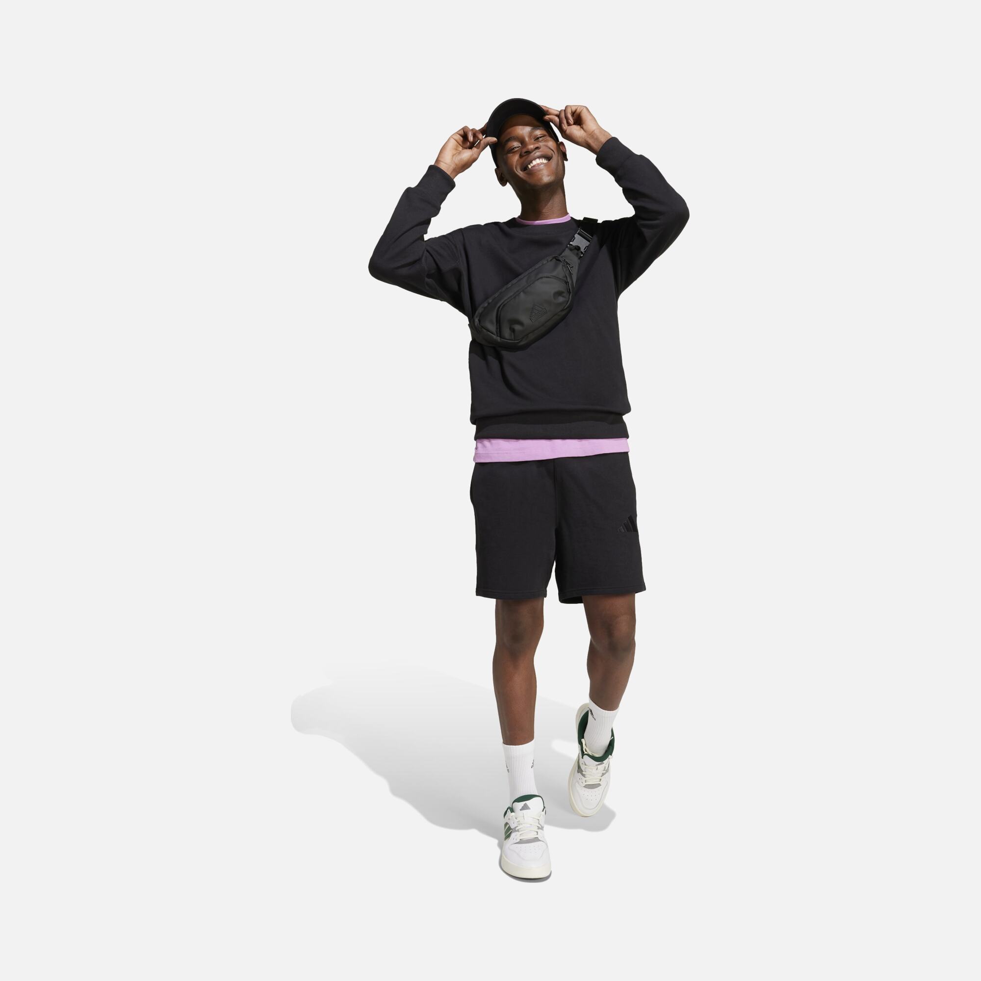 adidas ALL SZN French Terry Crew Erkek Sweatshirt