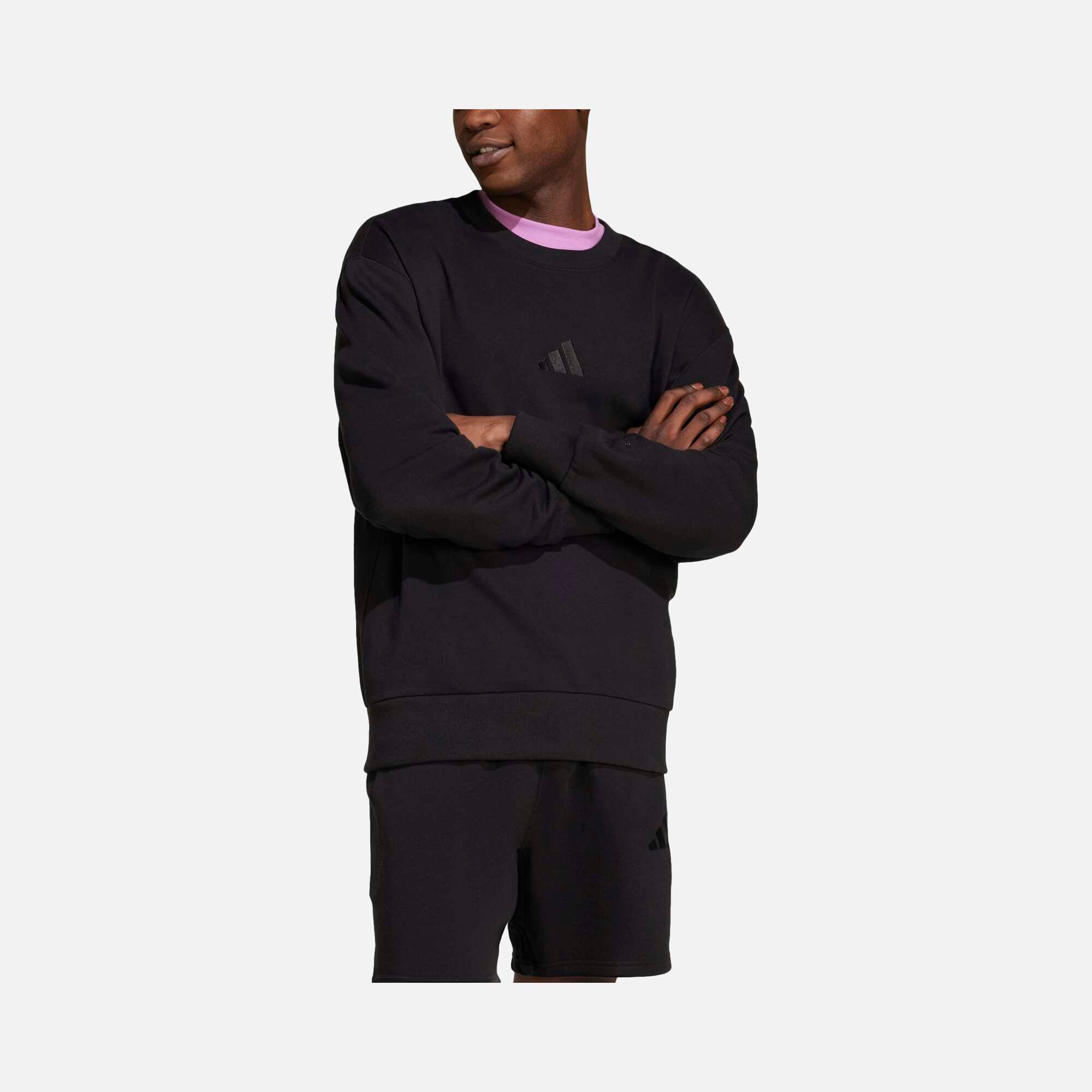 adidas ALL SZN French Terry Crew Erkek Sweatshirt