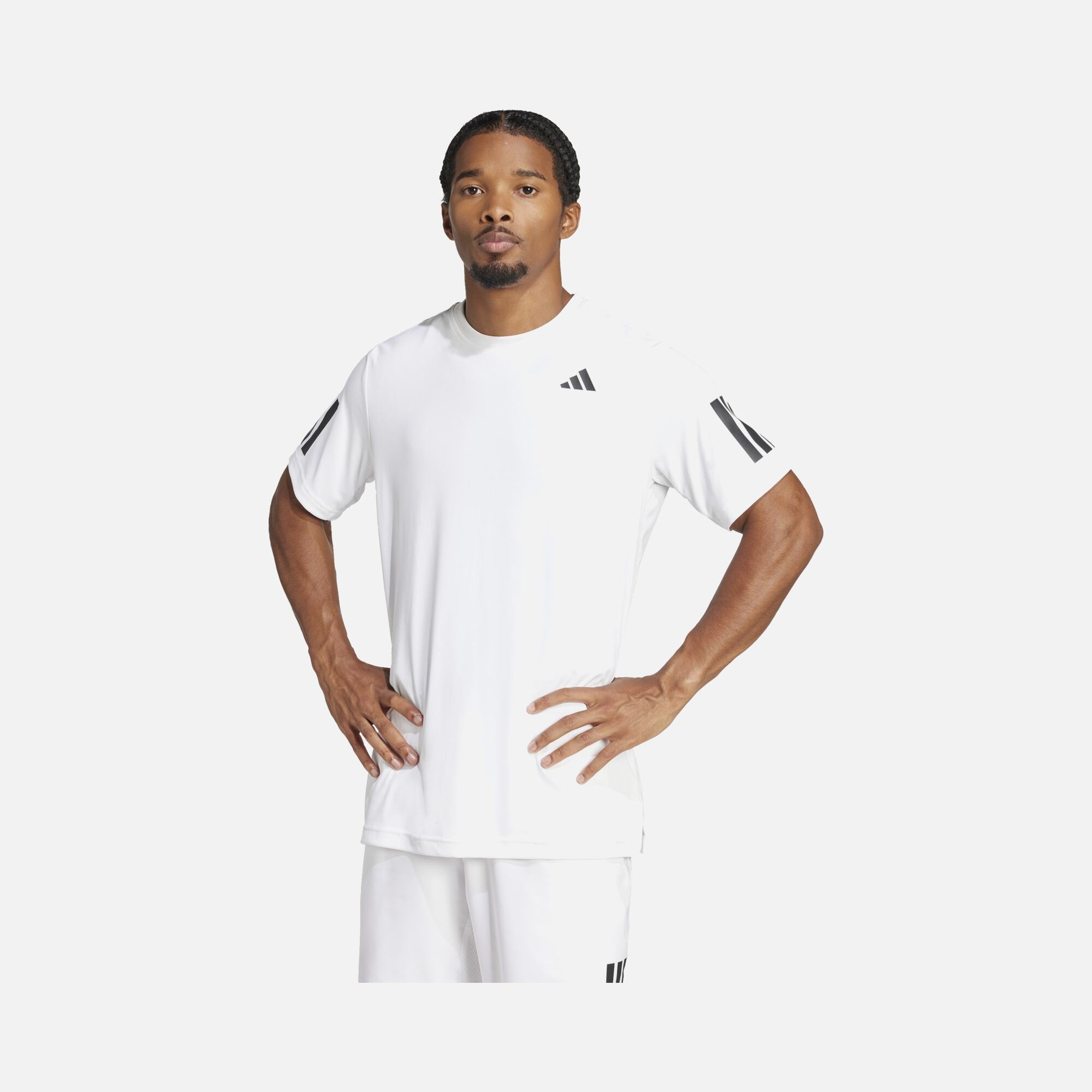 adidas Club Tennis Climacool 3-Stripes Erkek Tişört